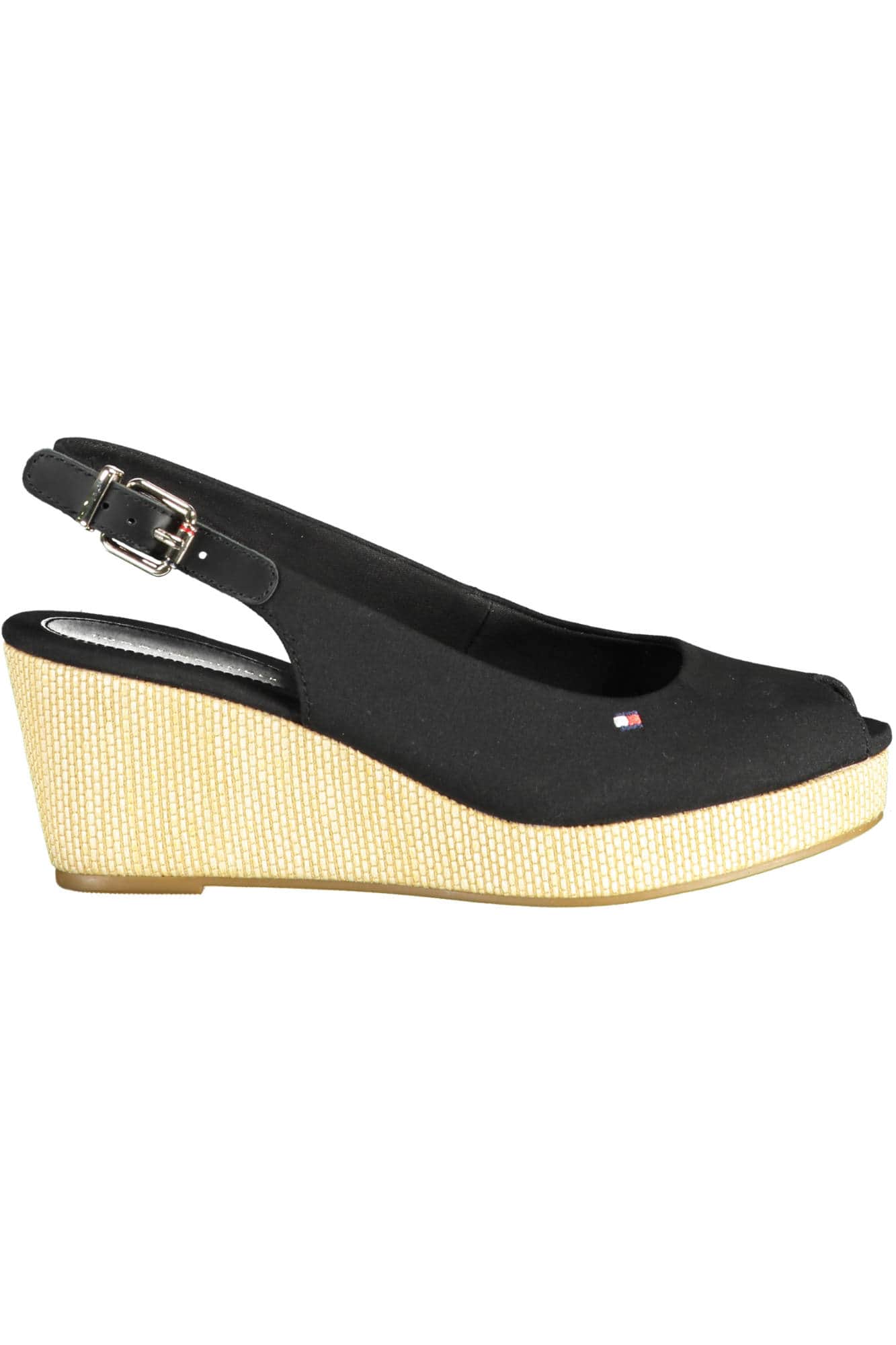 TOMMY HILFIGER DAMEN SANDALE SCHUHE SCHWARZ