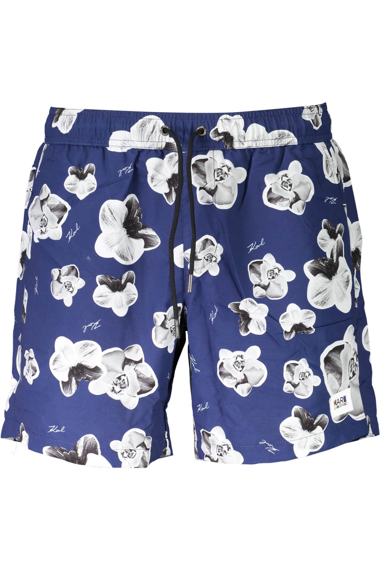KARL LAGERFELD BADEMODE BADEHOSE HERREN BLAU