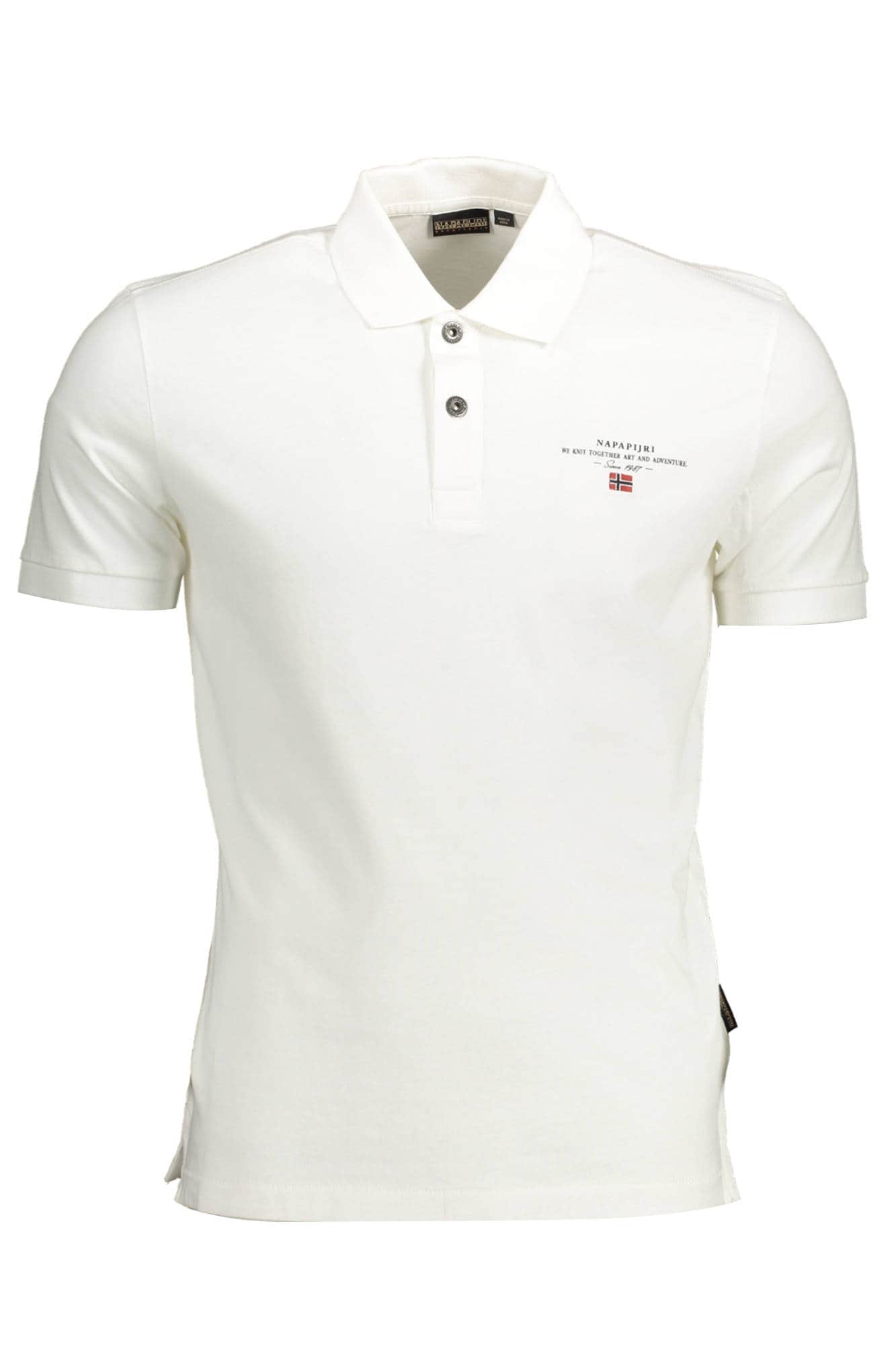NAPAPIJRI POLO KURZARM HERREN WEISS