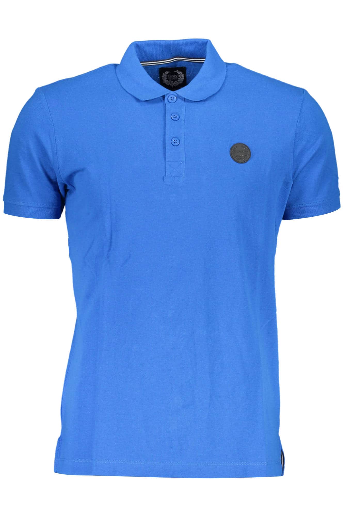GIAN MARCO VENTURI HERREN KURZARM POLO BLAU