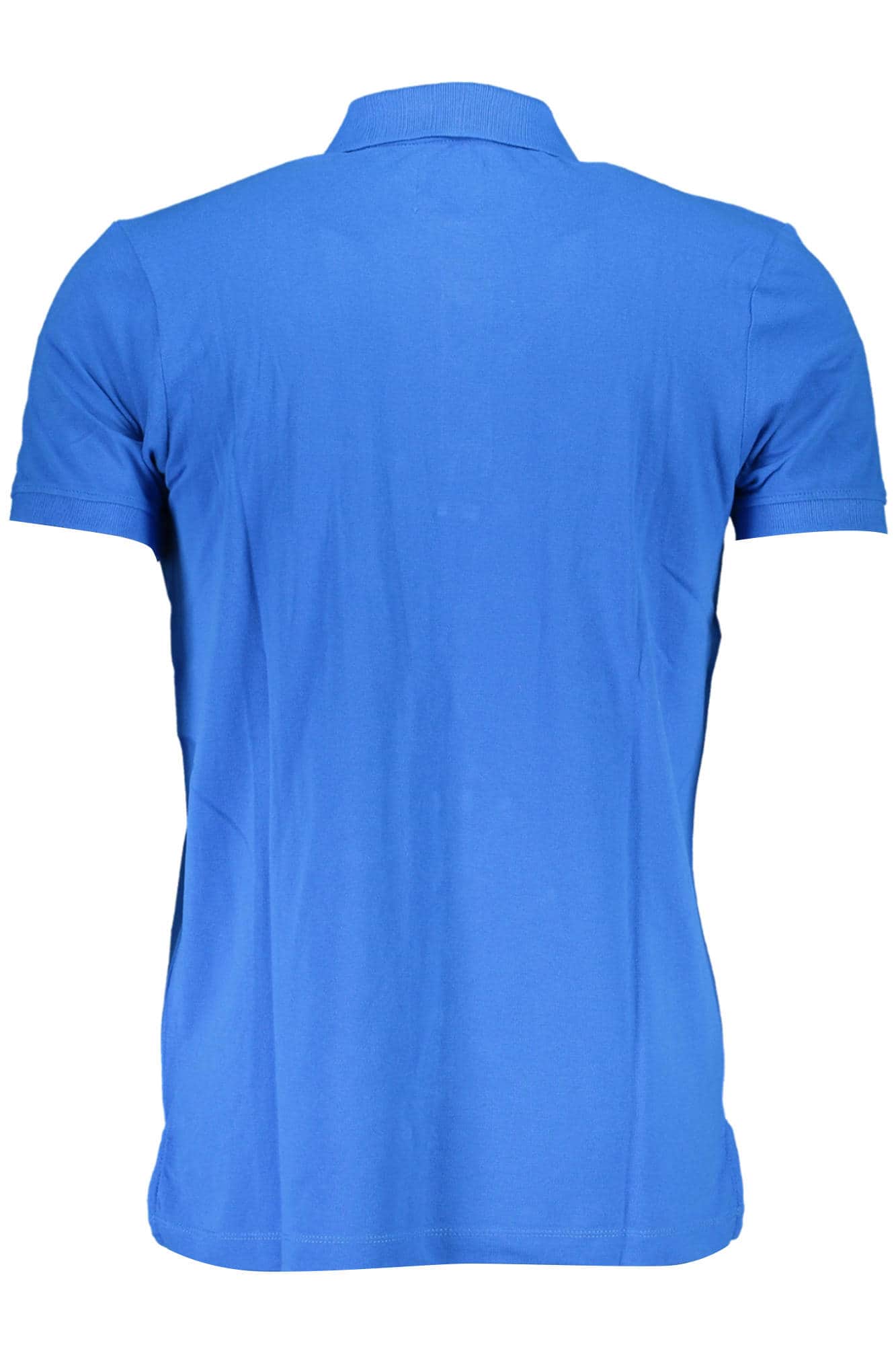 GIAN MARCO VENTURI HERREN KURZARM POLO BLAU