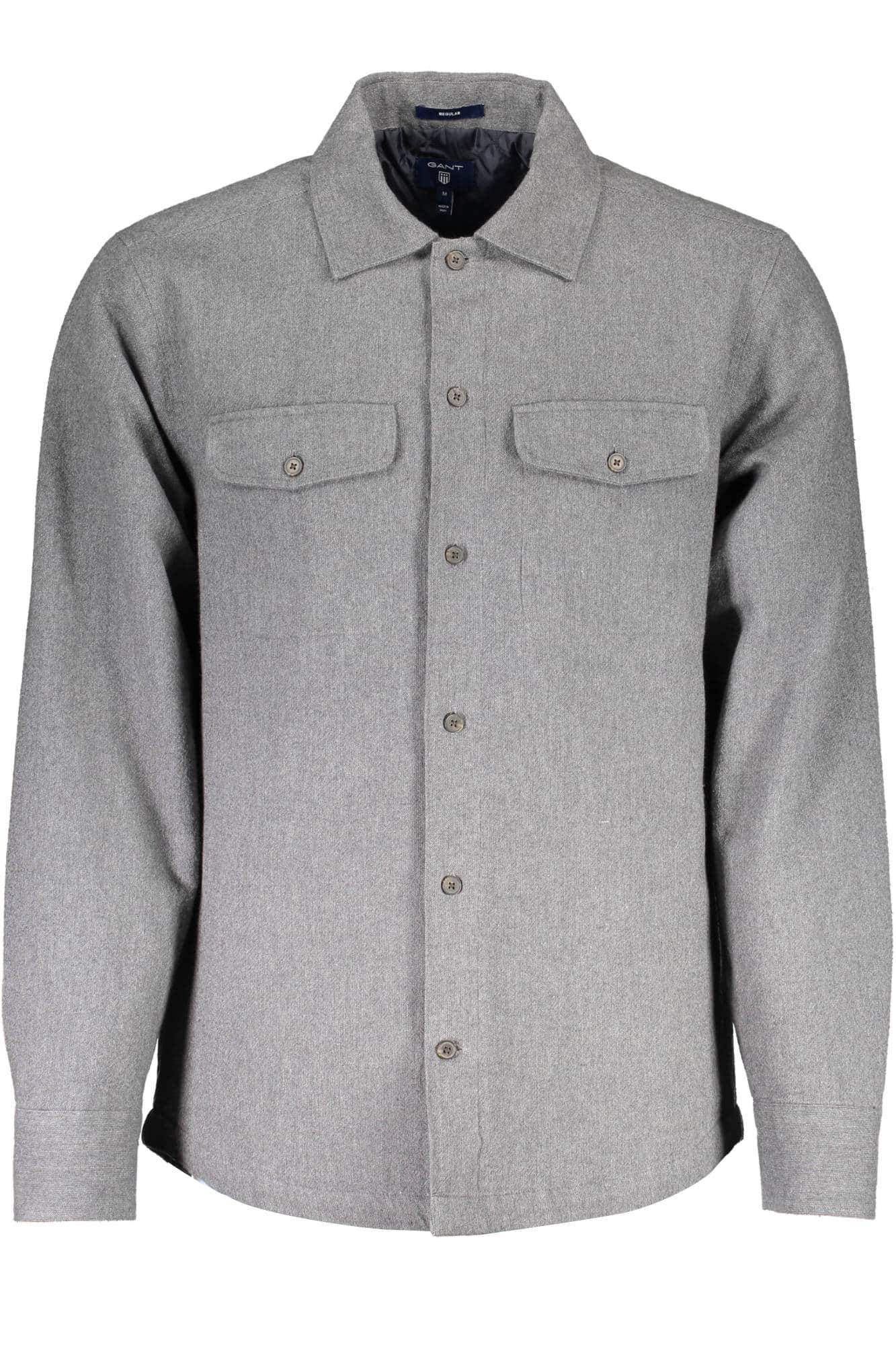 GANT LANGARM SHIRT HERREN GRAU
