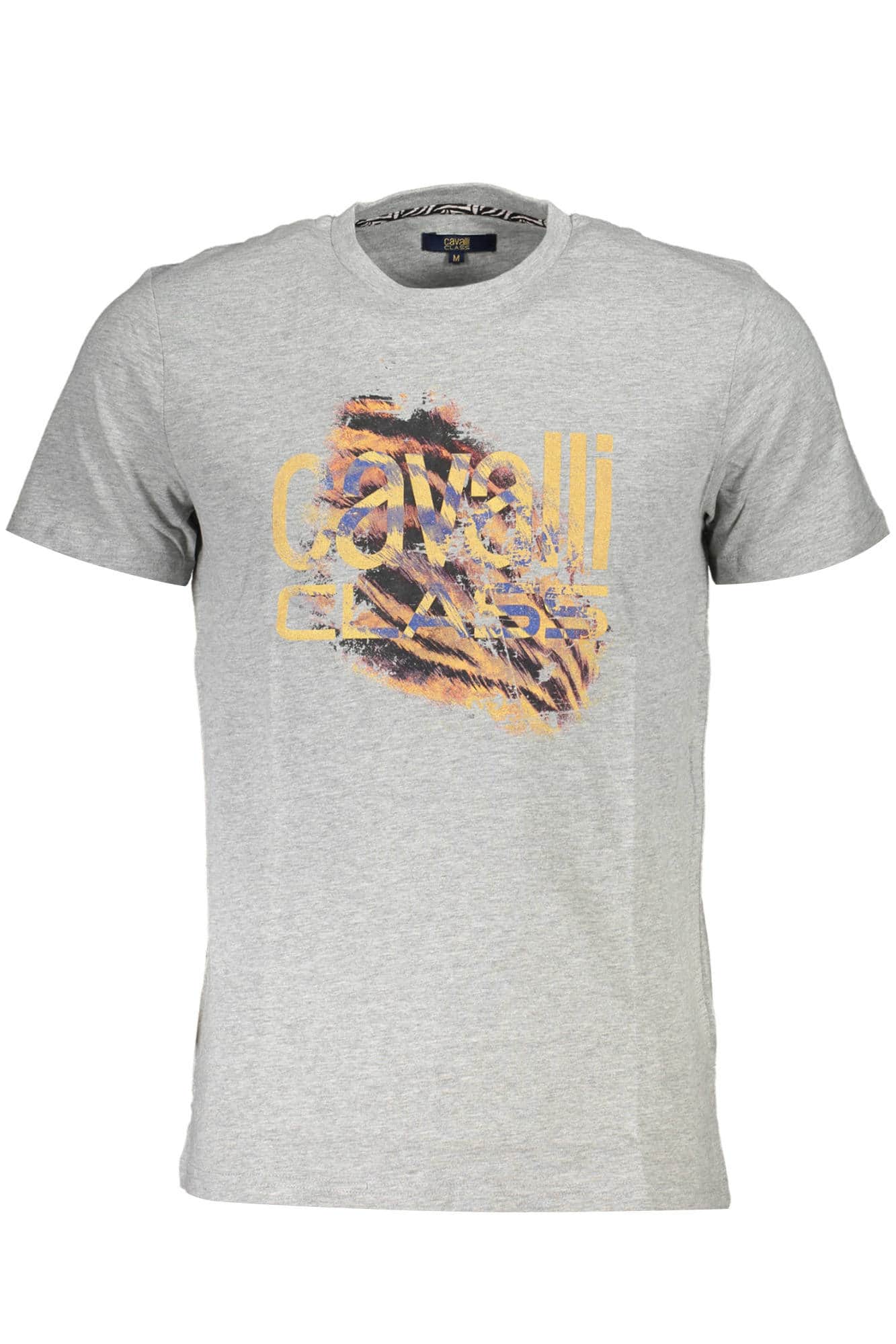 CAVALLI CLASS KURZARM T-SHIRT HERREN GRAU