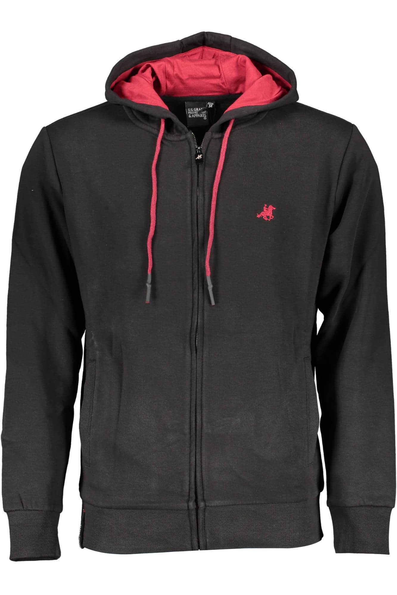 US GRAND HERREN SCHWARZ MIT REISSVERSCHLUSS SWEATSHIRT