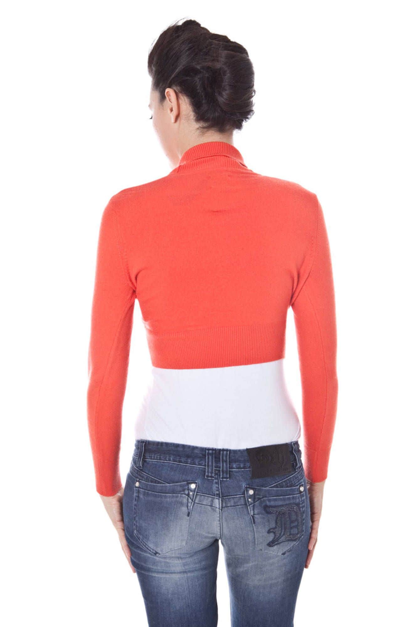 DATCH BOLERO LANGARM DAMEN ROT