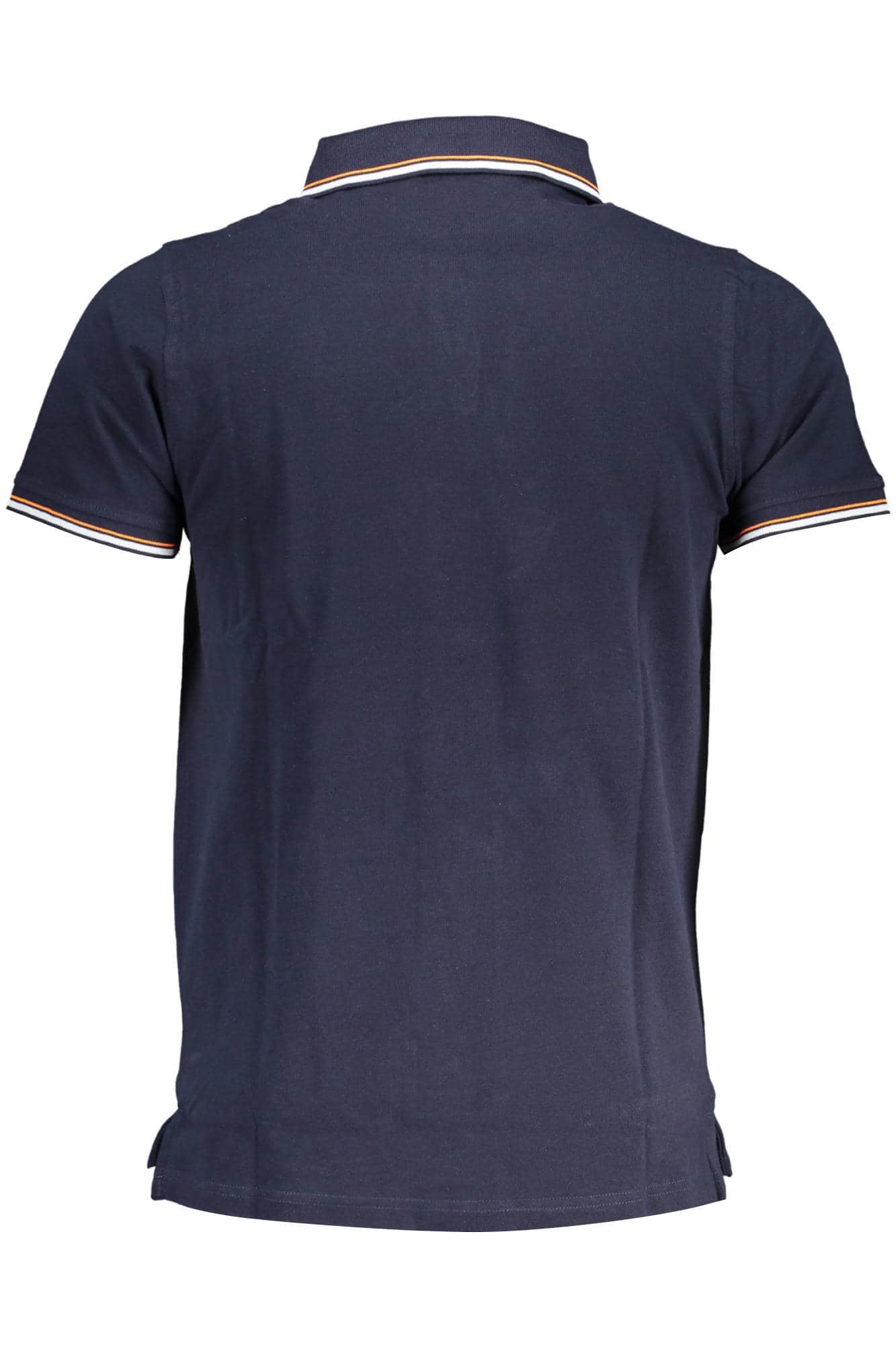 NORWAY 1963 HERREN KURZARM POLO BLAU