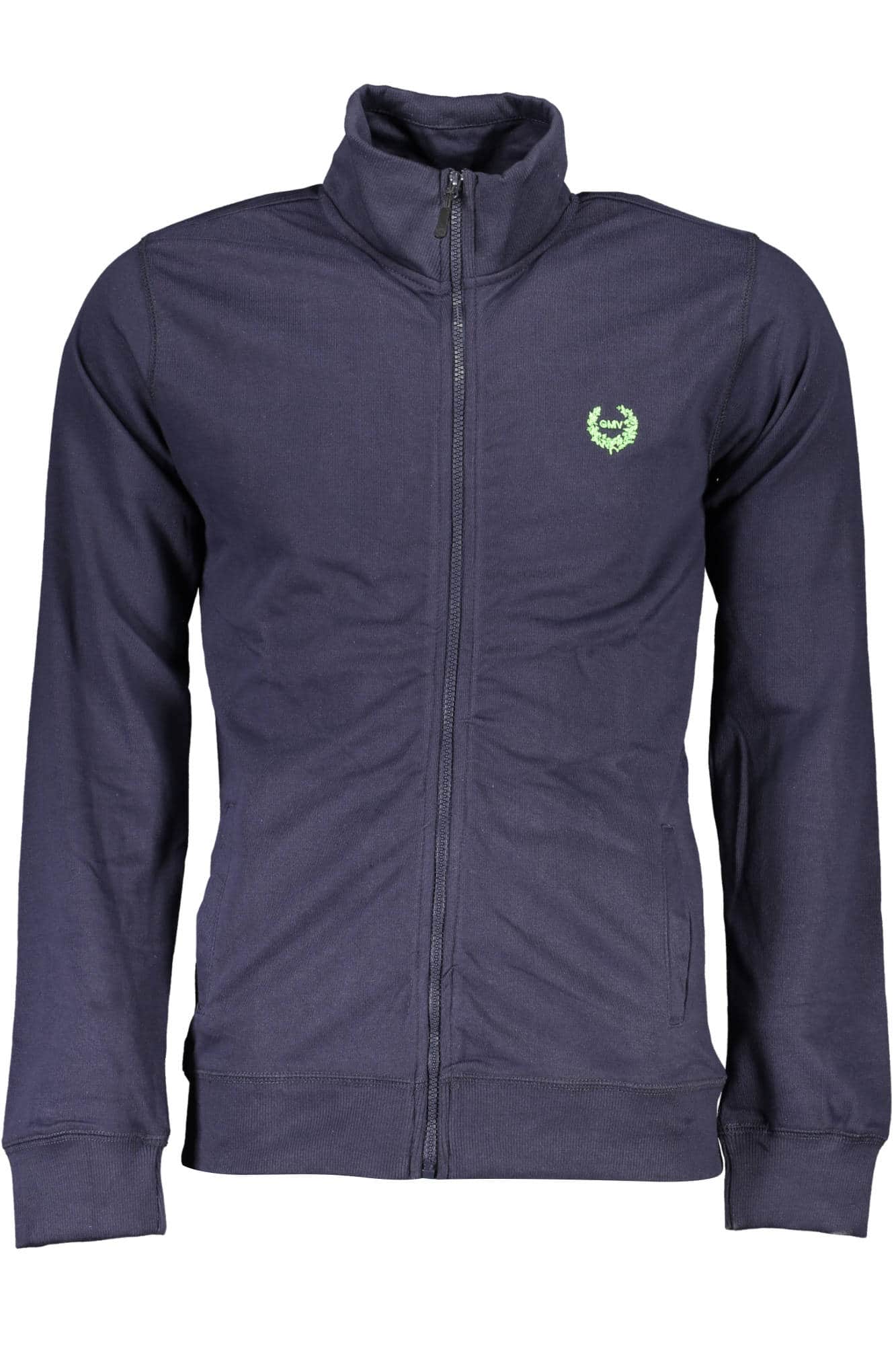 GIAN MARCO VENTURI HERREN BLAU MIT REISSVERSCHLUSS SWEATSHIRT