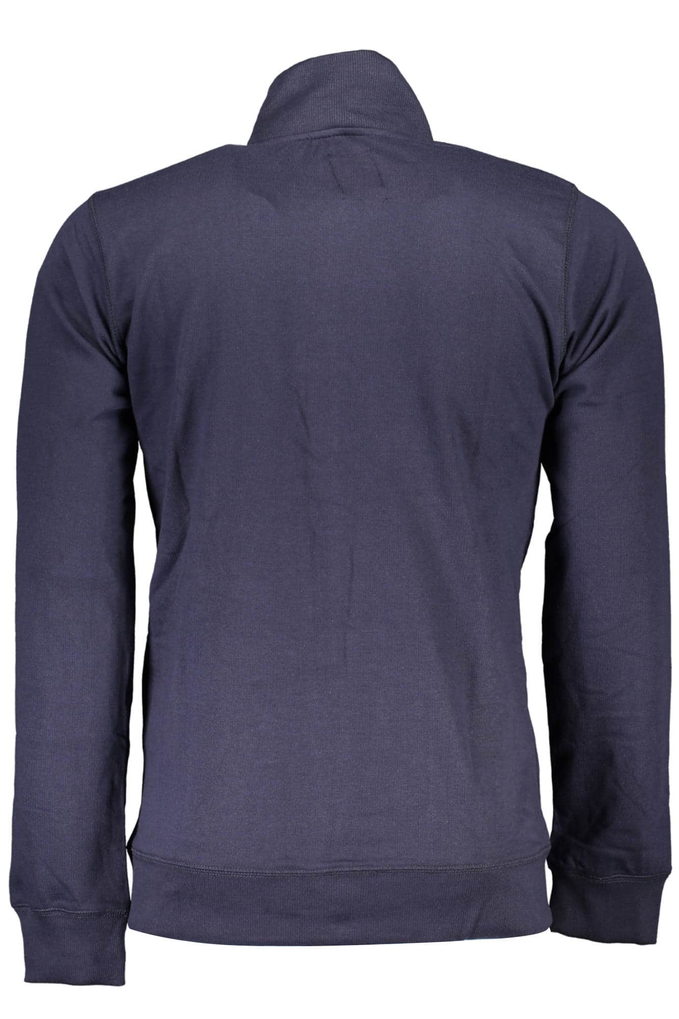 GIAN MARCO VENTURI HERREN BLAU MIT REISSVERSCHLUSS SWEATSHIRT