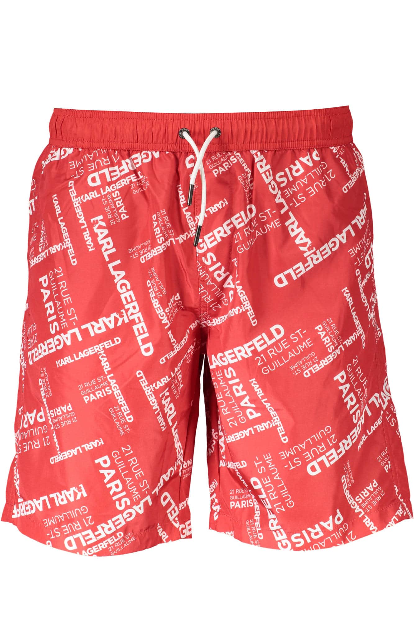 KARL LAGERFELD BADEMODE BADEANZUG HERREN BOTTOM ROT