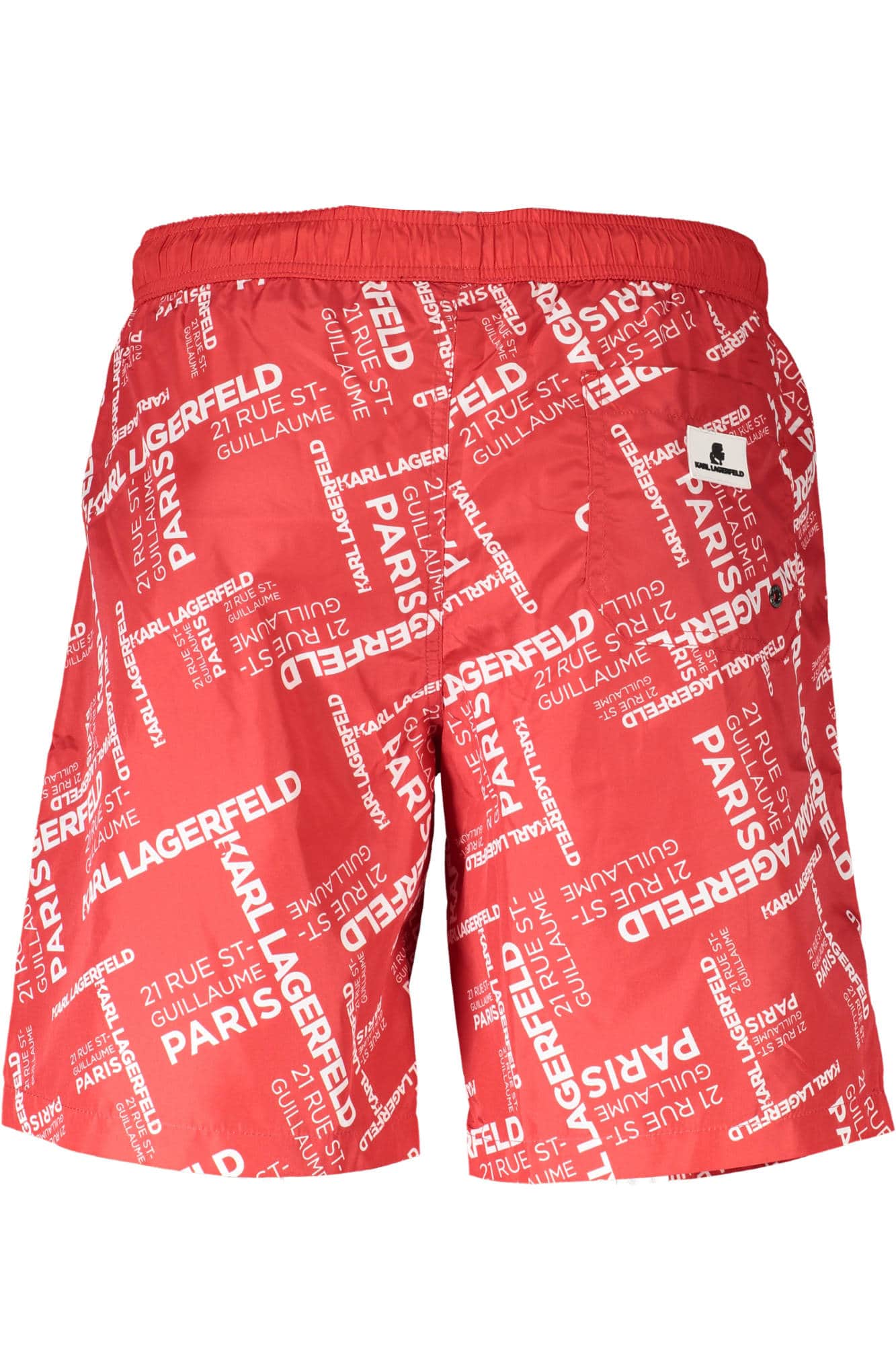 KARL LAGERFELD BADEMODE BADEANZUG HERREN BOTTOM ROT