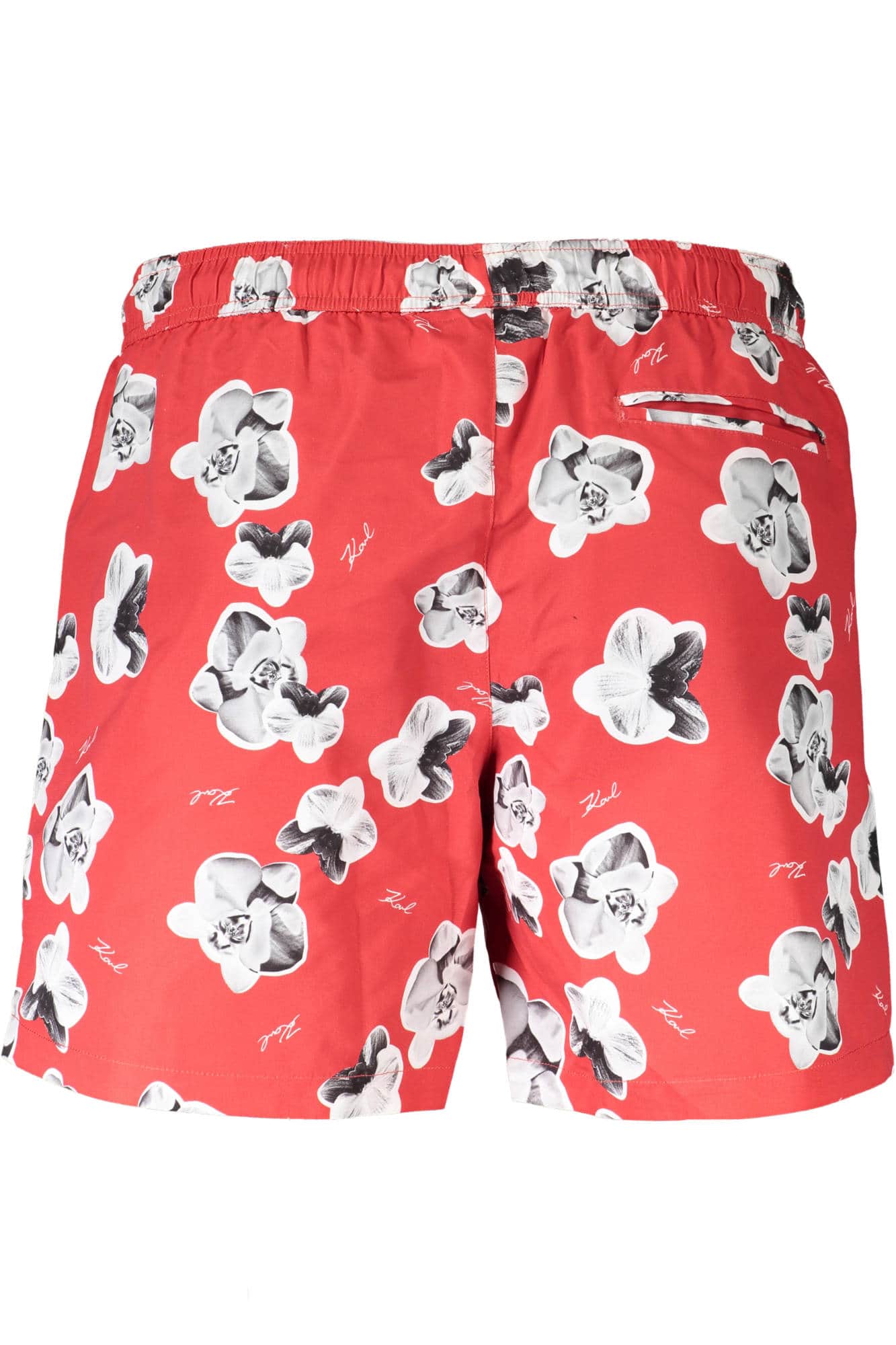 KARL LAGERFELD BADEMODE BADEANZUG HERREN BOTTOM ROT