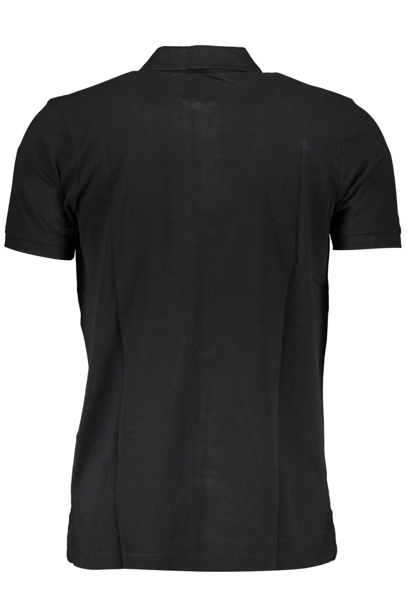 GIAN MARCO VENTURI HERREN KURZARM POLO SCHWARZ