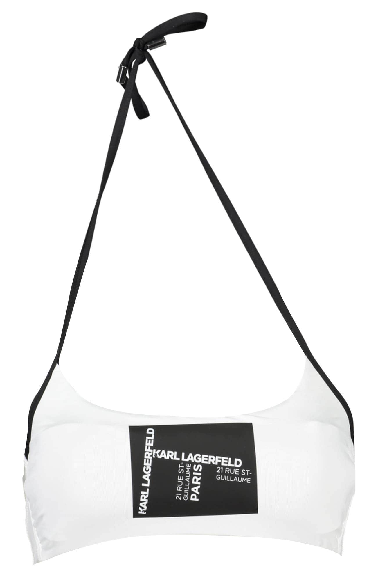KARL LAGERFELD BADEMODE BIKINIOBERTEIL DAMEN WEISS