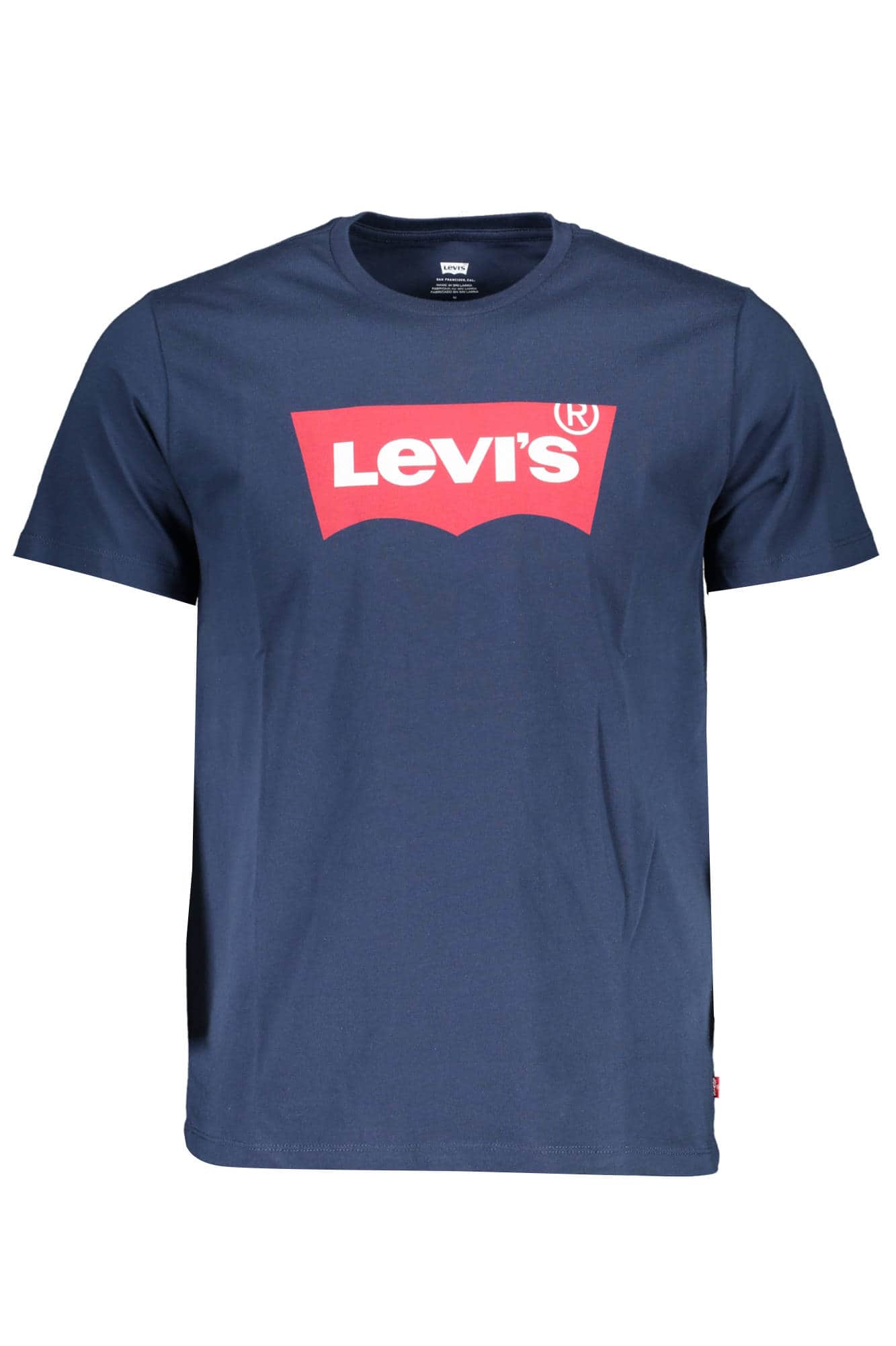 Levi's herren kurzarm t-shirt blau