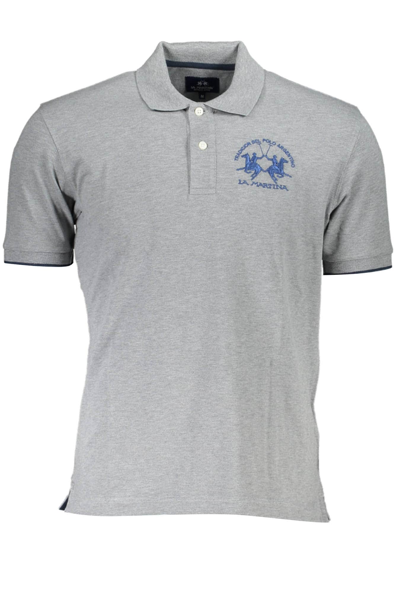 LA MARTINA HERREN KURZARM POLO GRAU