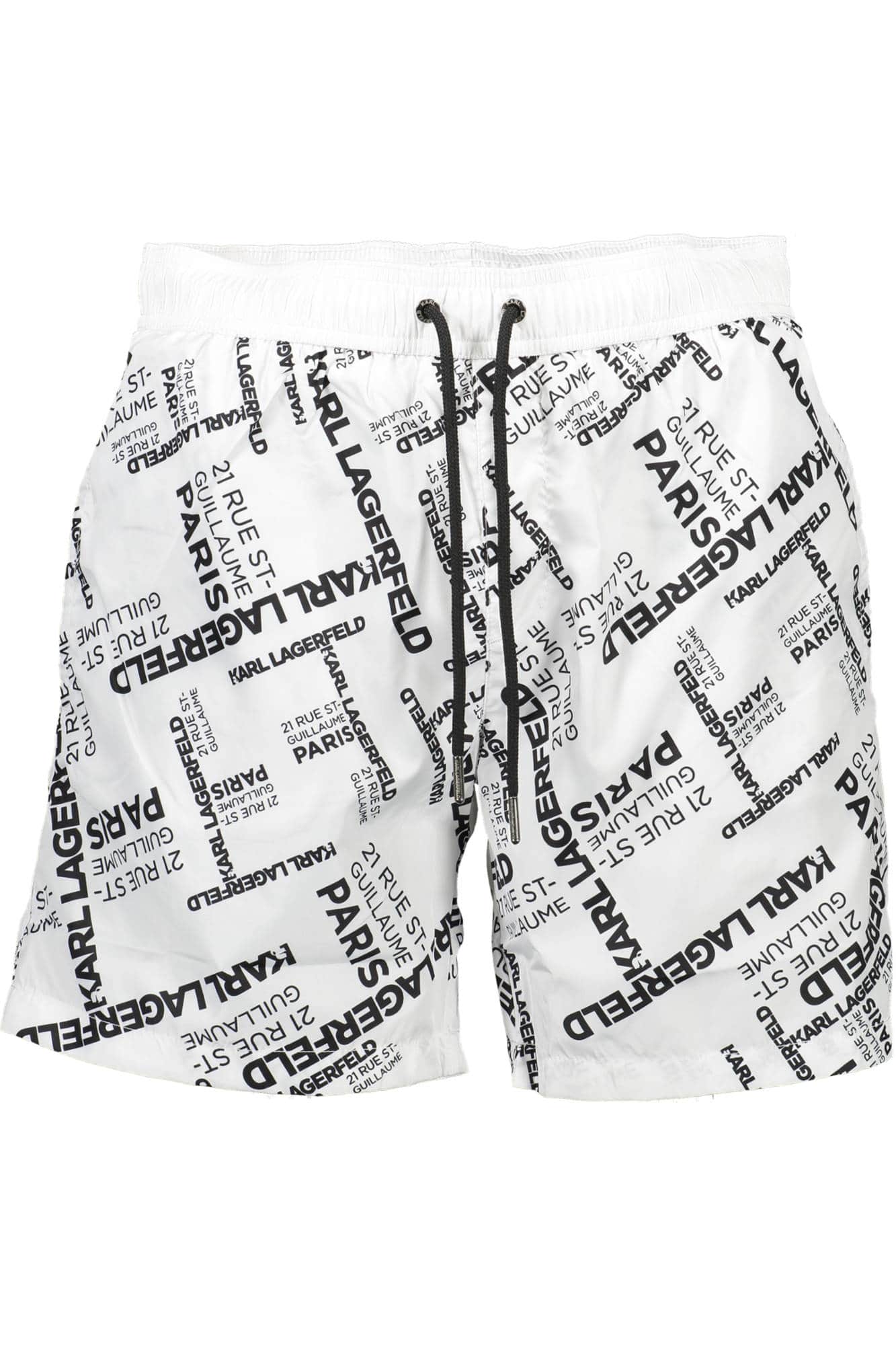 KARL LAGERFELD BADEMODE BADEHOSE HERREN WEISS