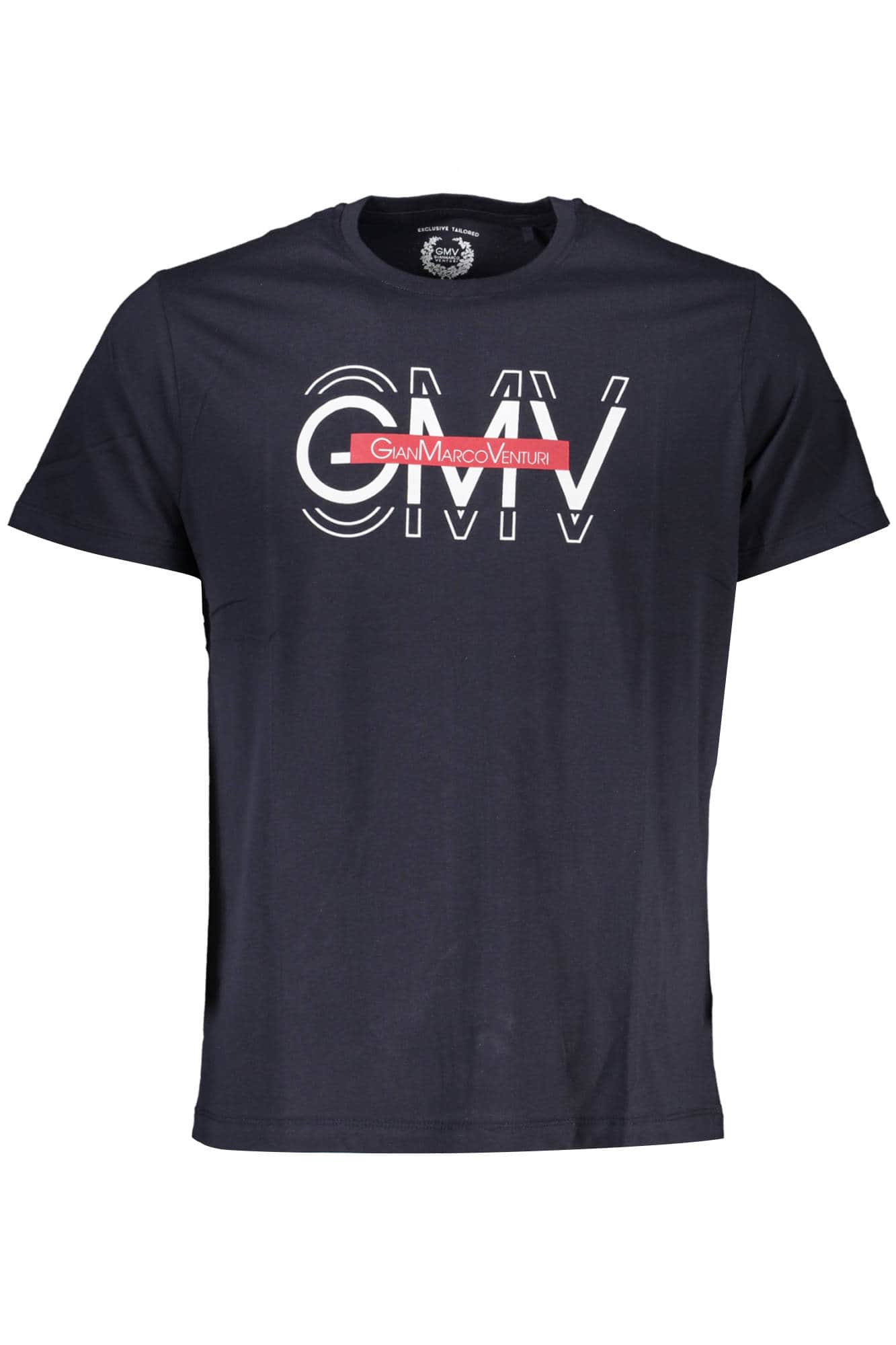 GIAN MARCO VENTURI HERREN KURZARM T-SHIRT BLAU