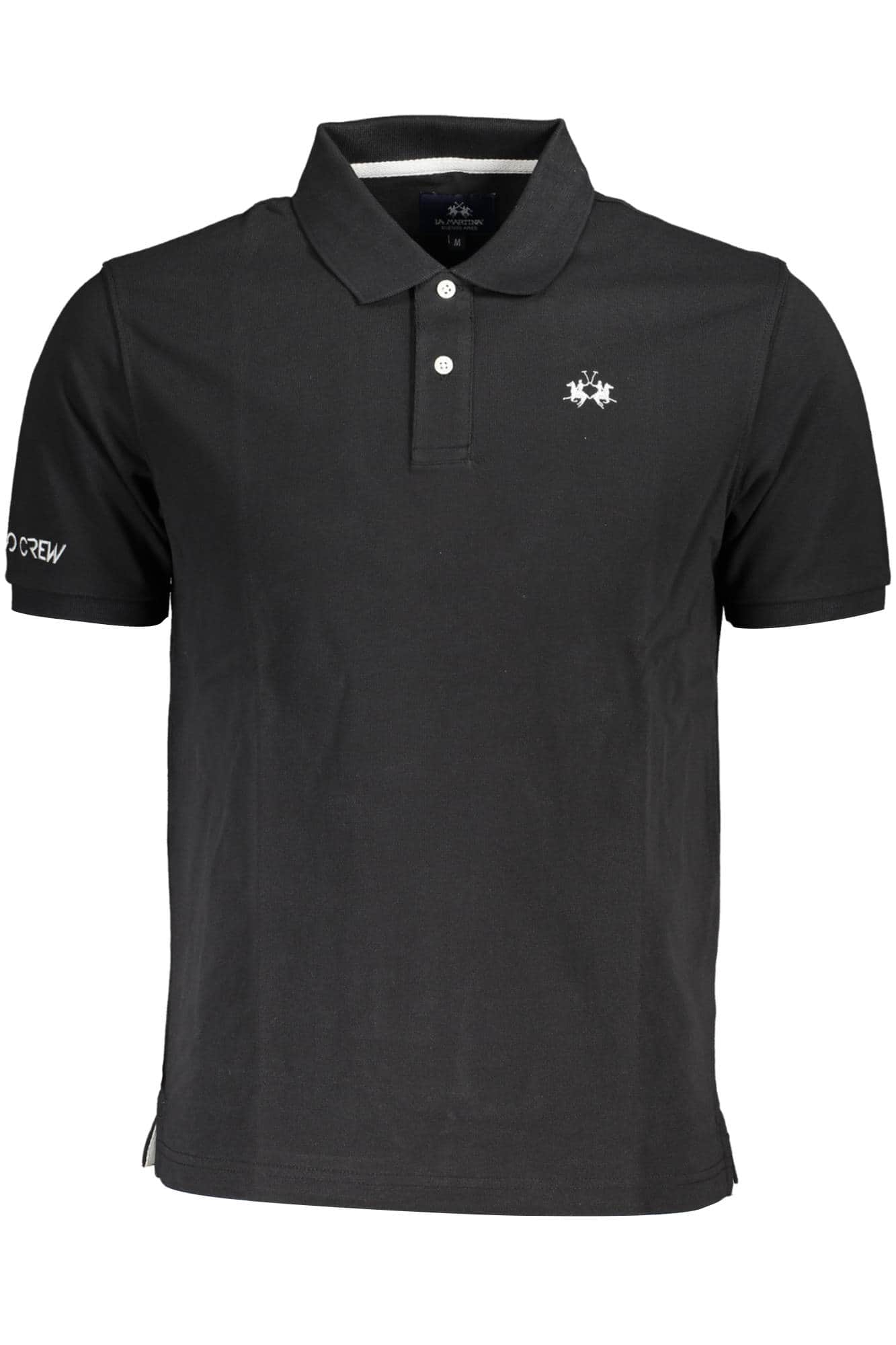 LA MARTINA HERREN KURZARM POLO SCHWARZ