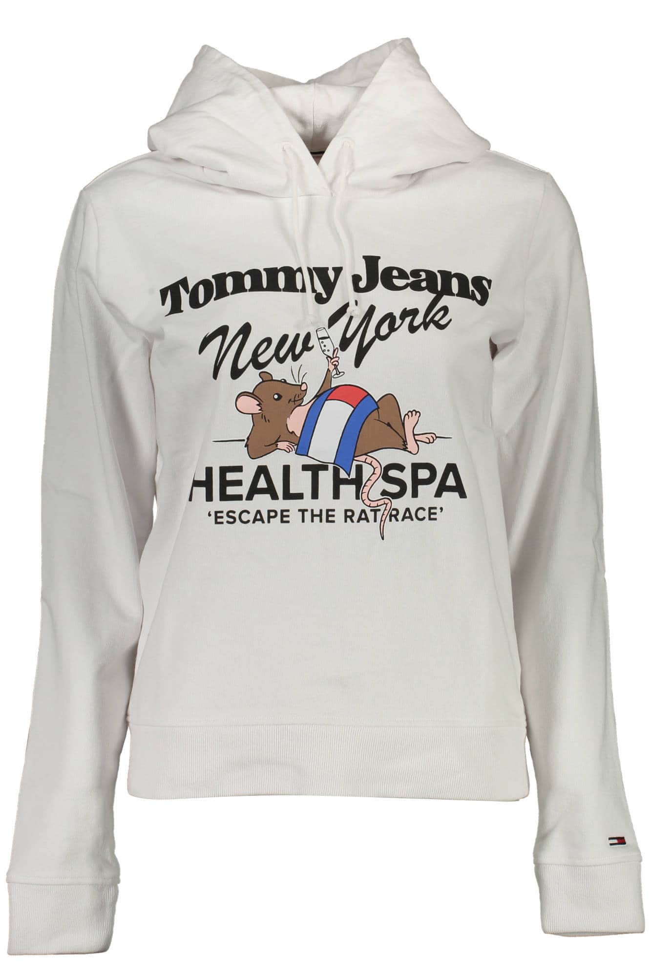 TOMMY HILFIGER SWEATSHIRT OHNE REISSVERSCHLUSS DAMEN WEISS