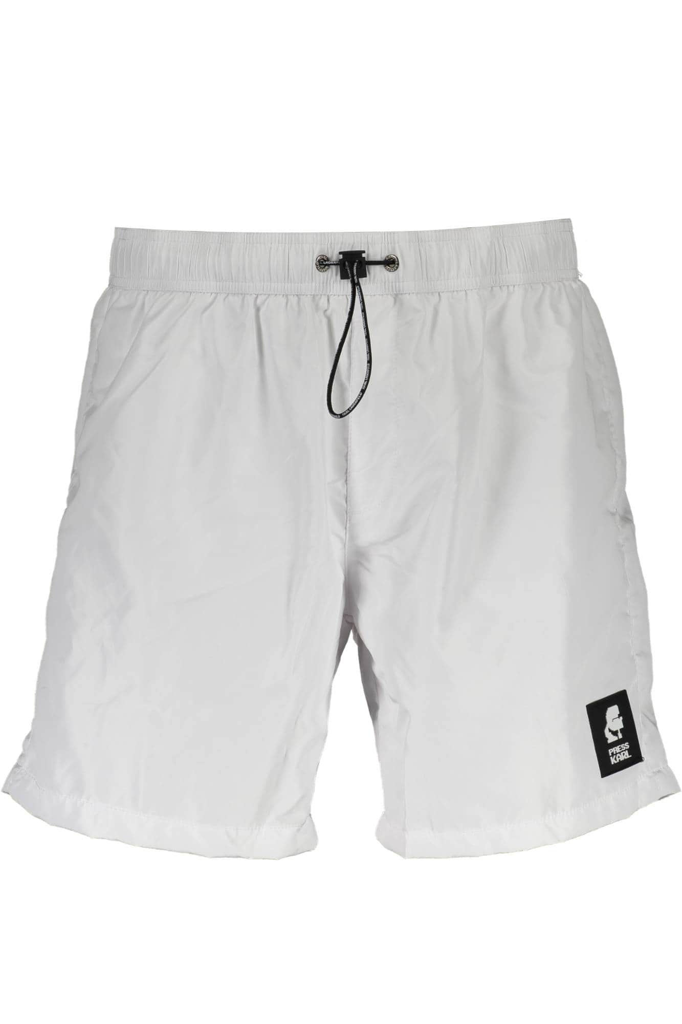 KARL LAGERFELD BADEMODE BADEHOSE HERREN WEISS