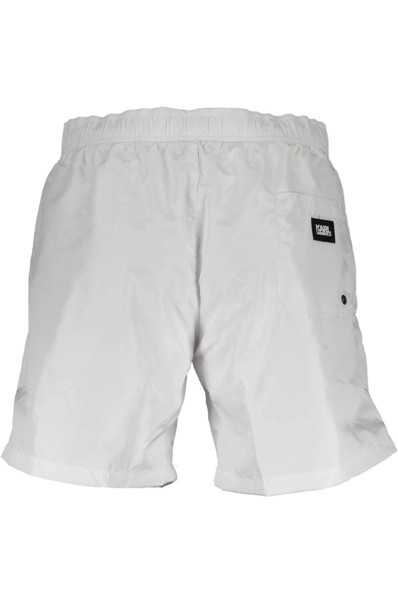 KARL LAGERFELD BADEMODE BADEHOSE HERREN WEISS