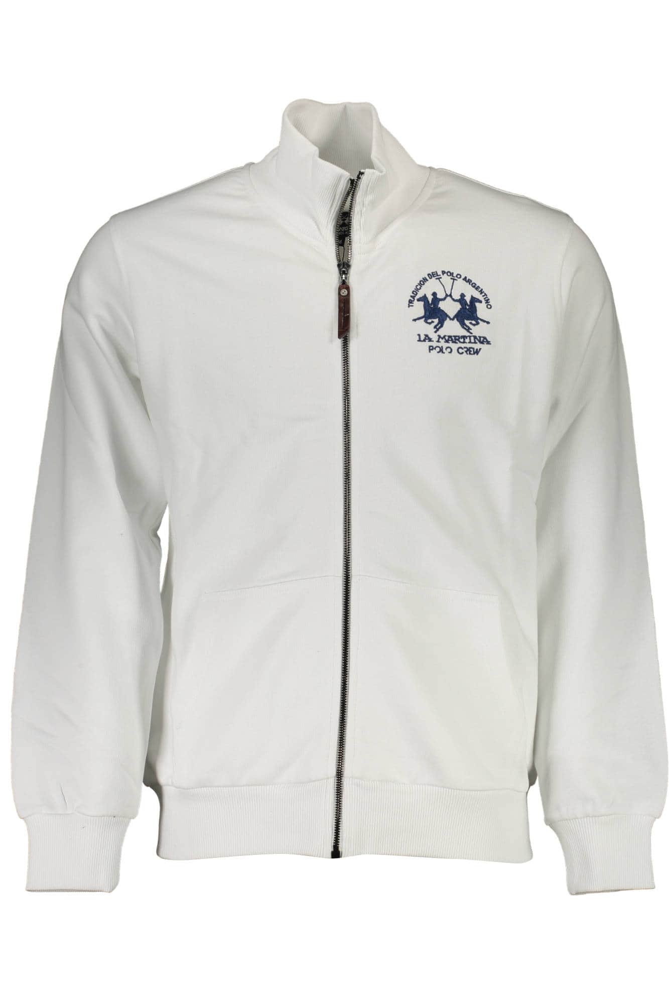 LA MARTINA HERREN WEISS MIT REISSVERSCHLUSS SWEATSHIRT