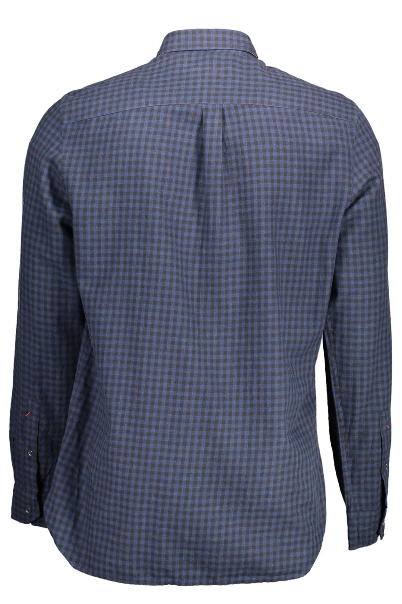 US POLO ASSN. HERREN BLAU LANGARM SHIRT
