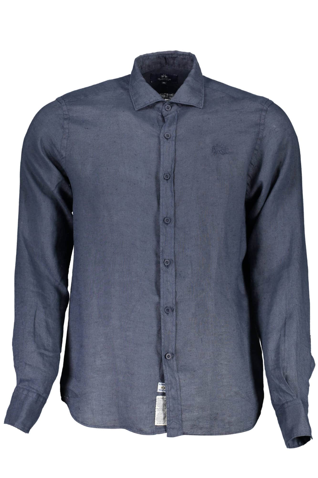 LA MARTINA LANGARM SHIRT HERREN BLAU