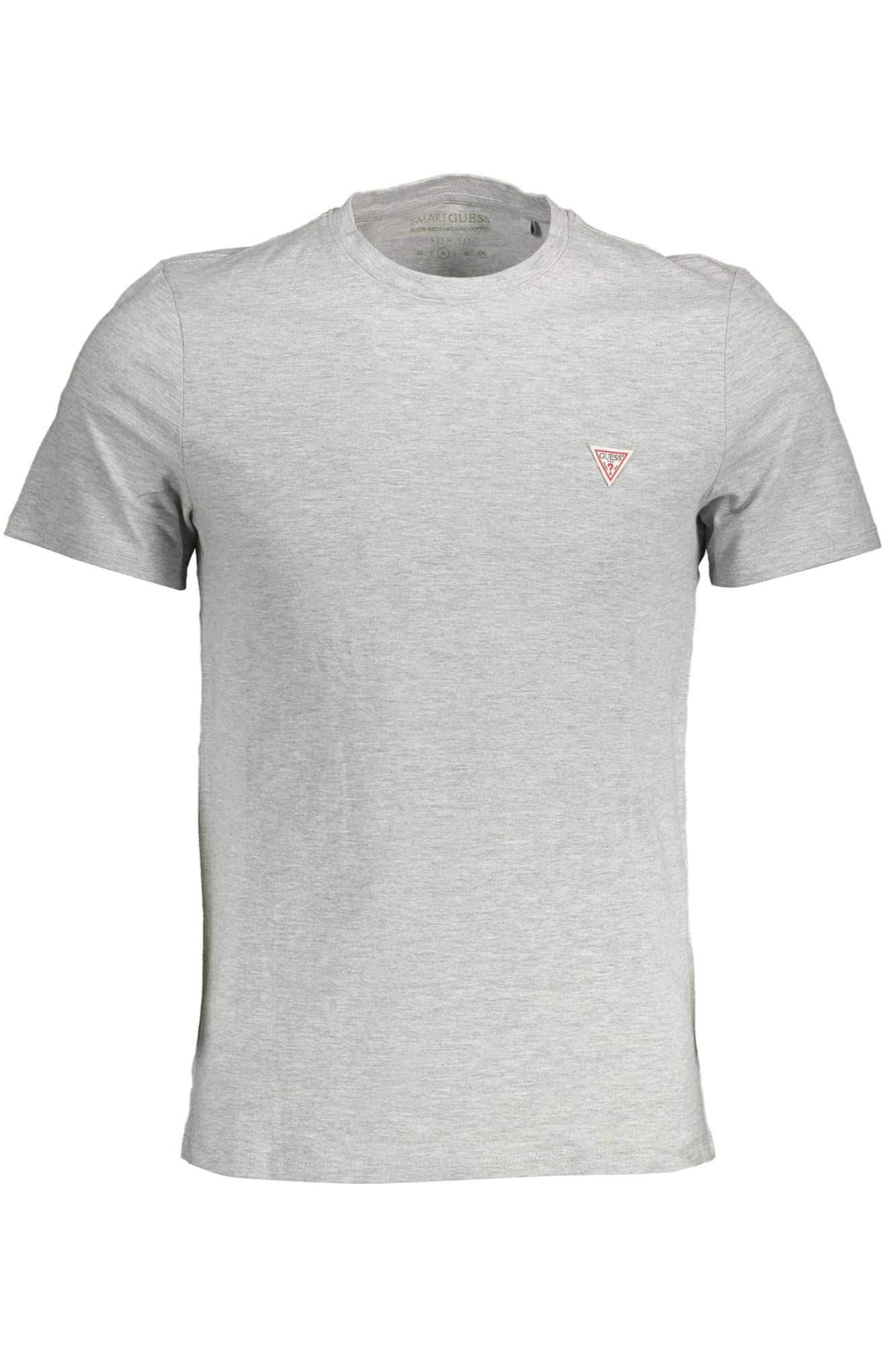 GUESS JEANS KURZARM T-SHIRT HERREN GRAU
