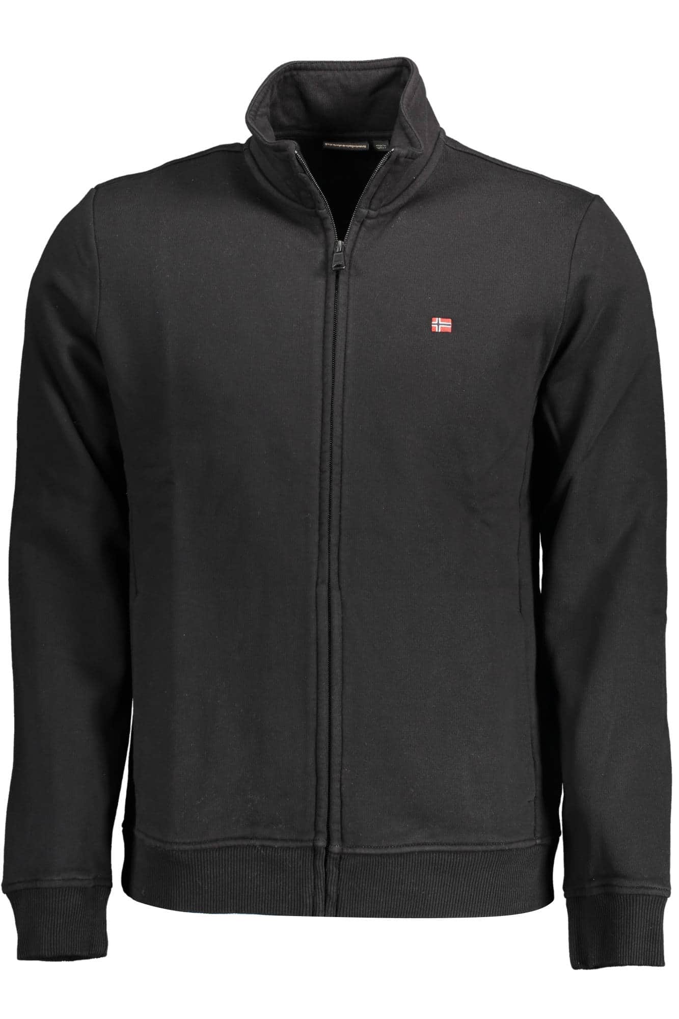 NAPAPIJRI HERREN MIT REISSVERSCHLUSS SWEATSHIRT SCHWARZ