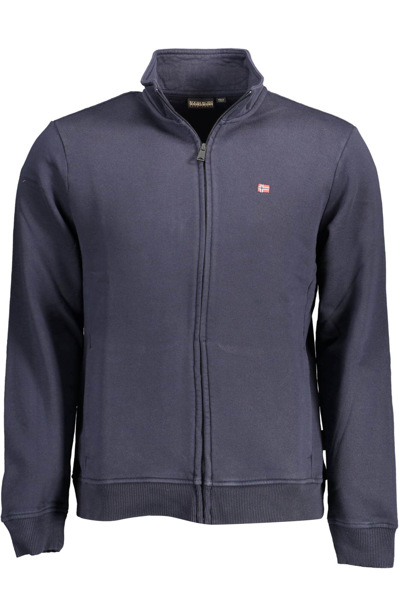 NAPAPIJRI HERREN MIT REISSVERSCHLUSS SWEATSHIRT BLAU