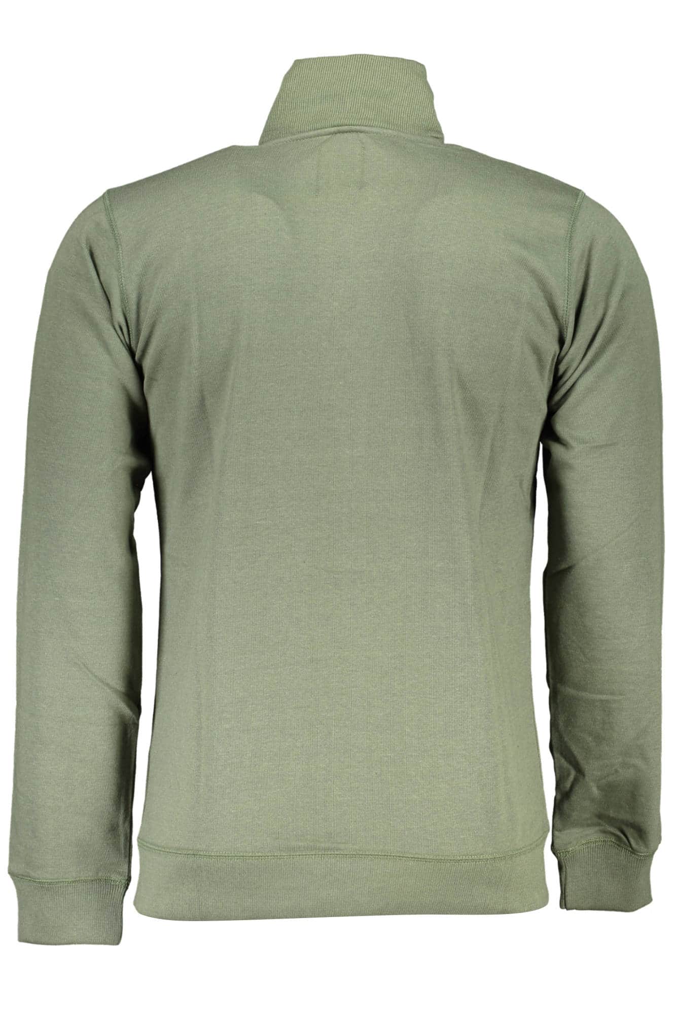 GIAN MARCO VENTURI HERREN MIT REISSVERSCHLUSS SWEATSHIRT GRÜN