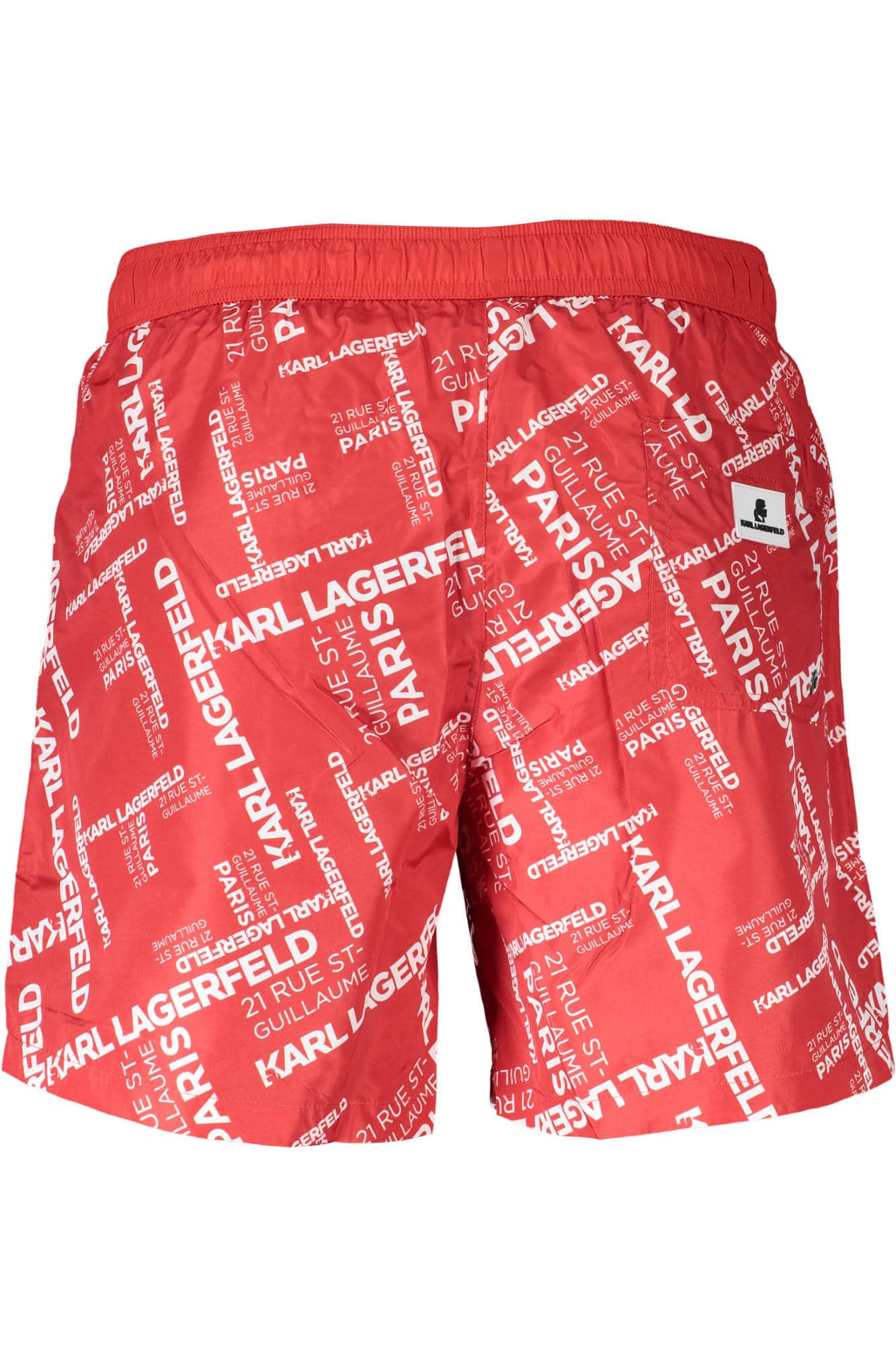 KARL LAGERFELD BADEMODE BADEANZUG HERREN BOTTOM ROT