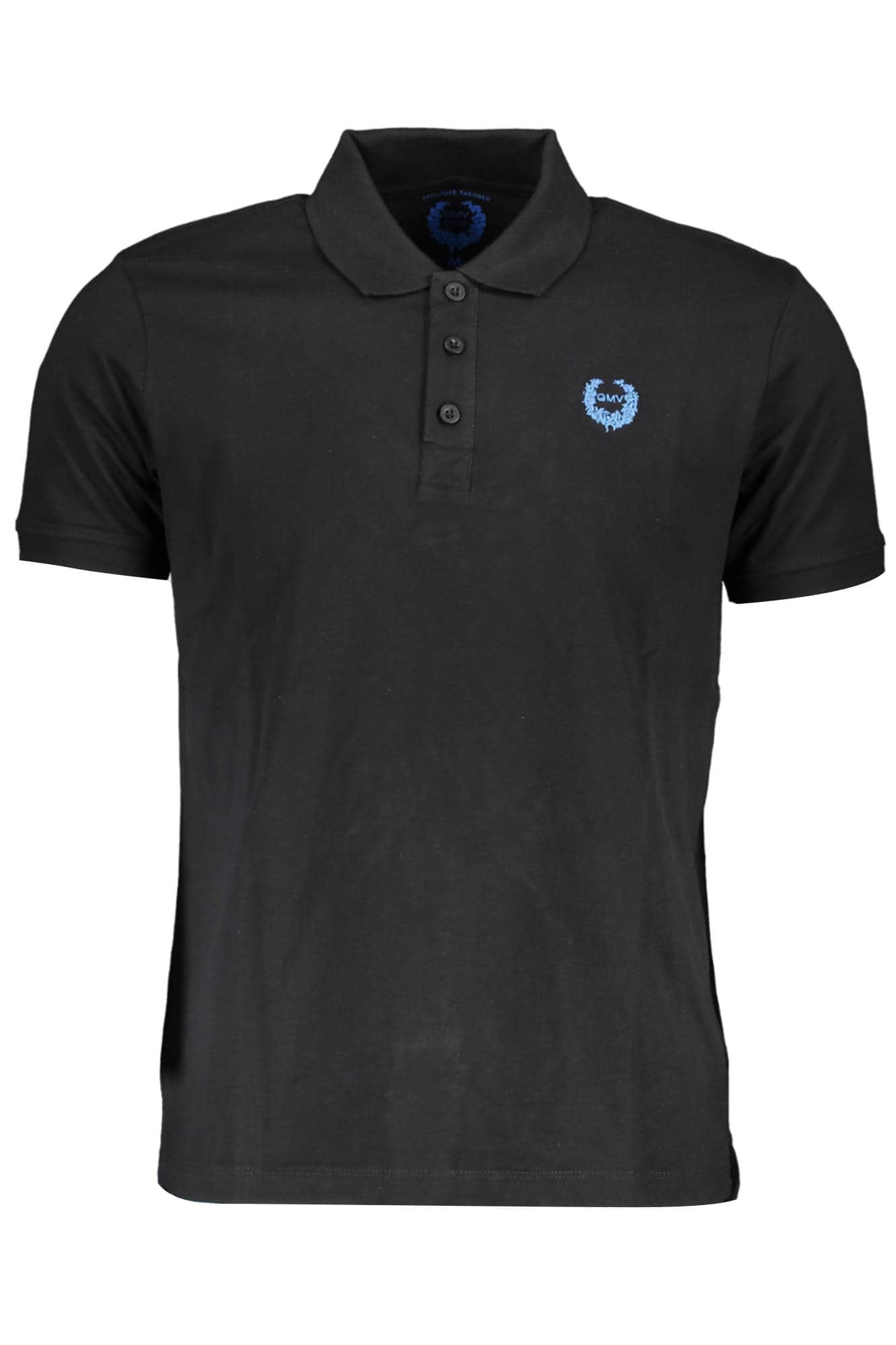 GIAN MARCO VENTURI HERREN KURZARM POLO SCHWARZ