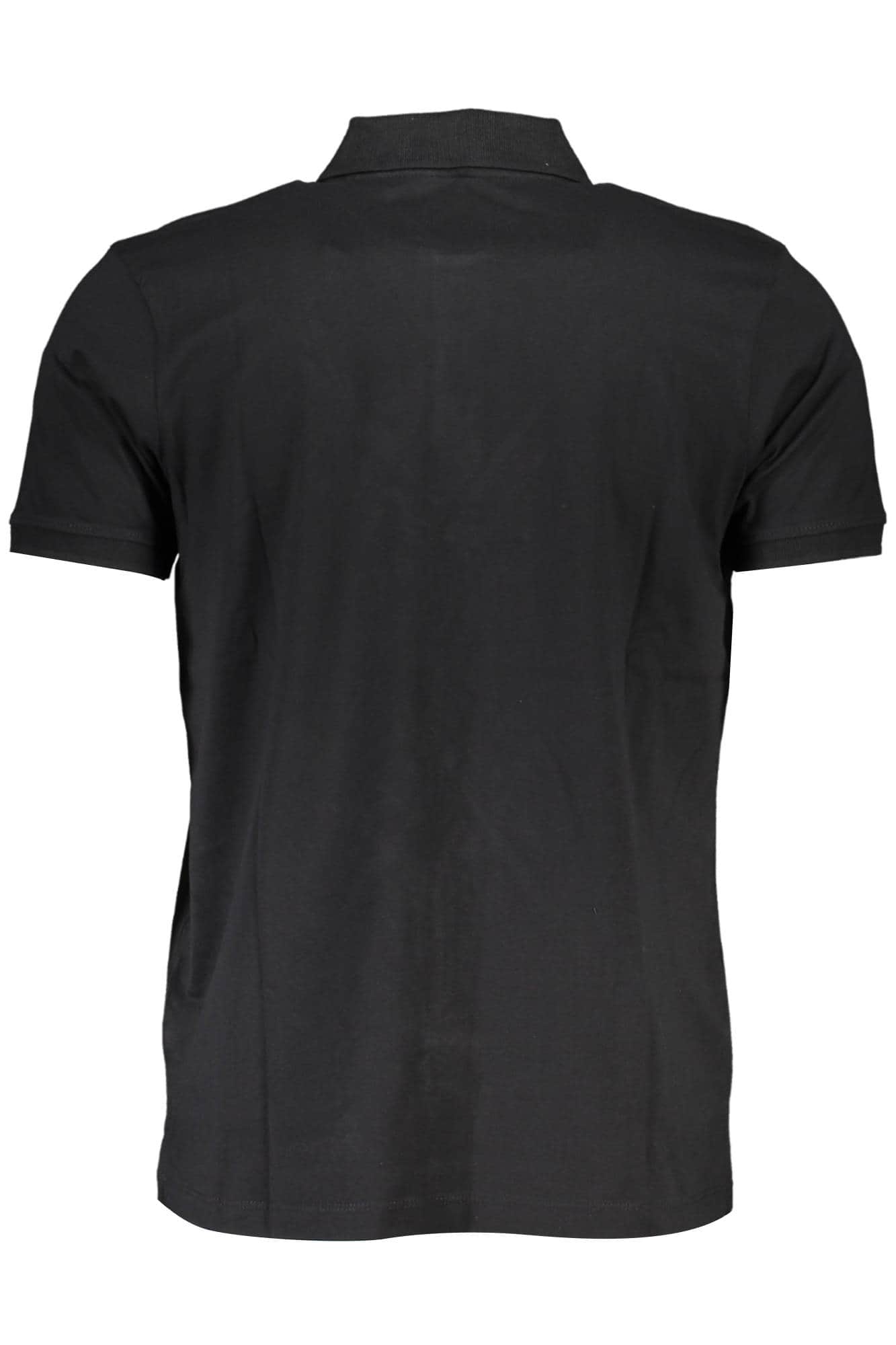 GIAN MARCO VENTURI HERREN KURZARM POLO SCHWARZ