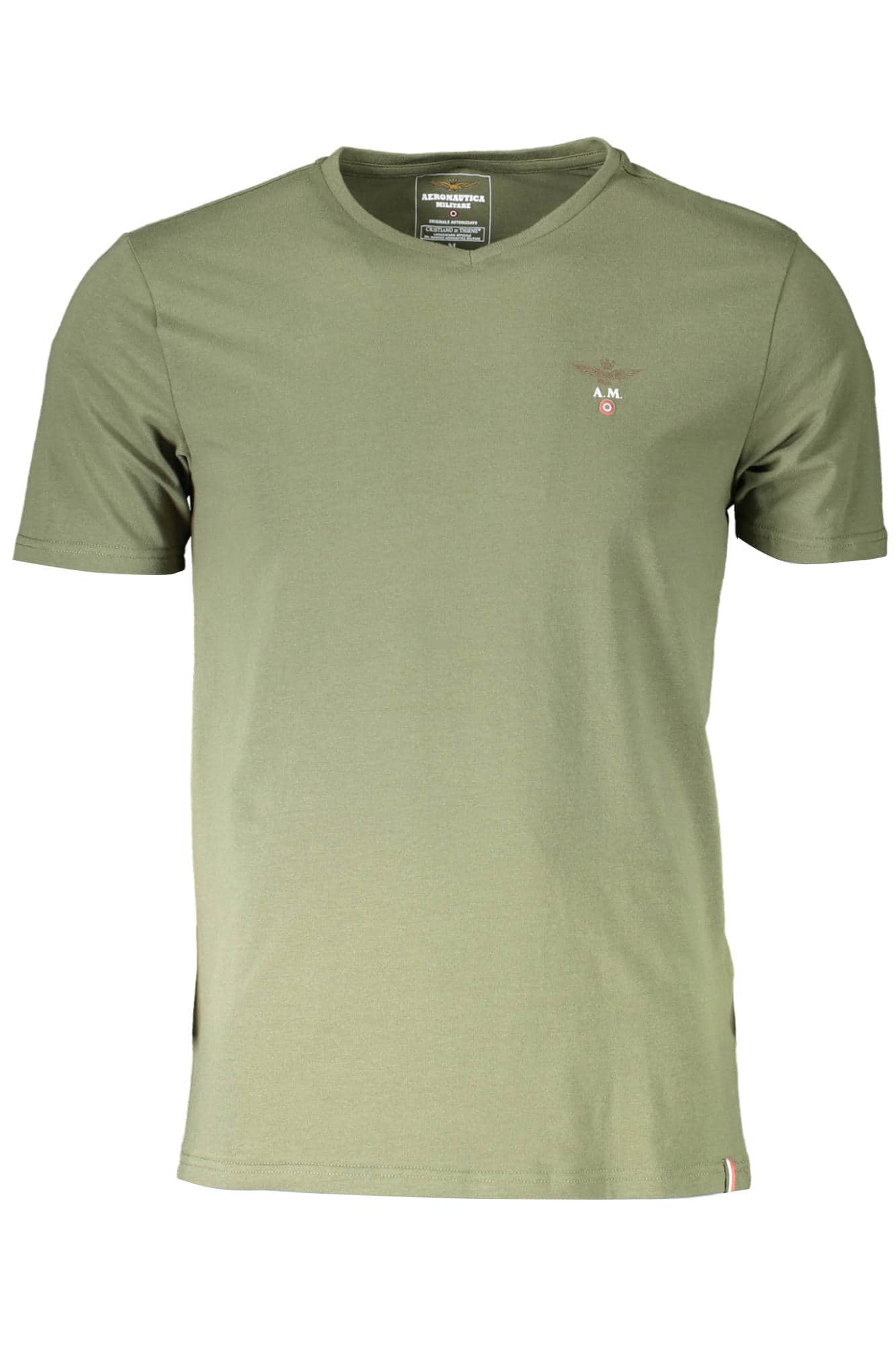 AERONAUTICA MILITARE GRÜN HERREN OUTDOOR T-SHIRT
