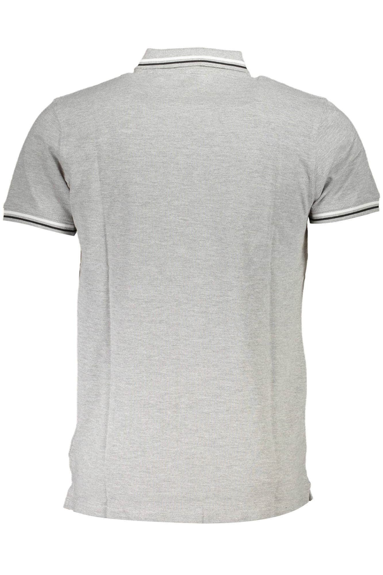 CAVALLI CLASS POLO KURZARM HERREN GRAU