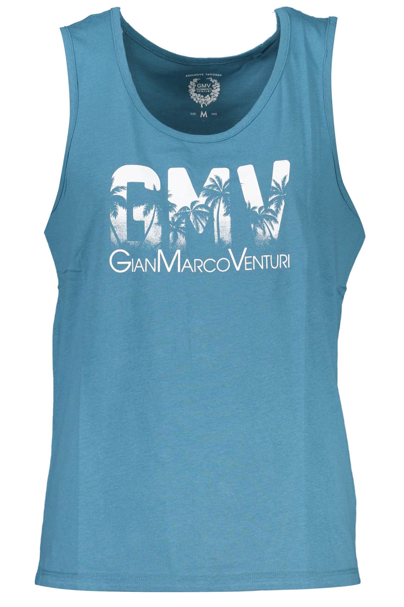 GIAN MARCO VENTURI HERREN BLAU TANKTOP