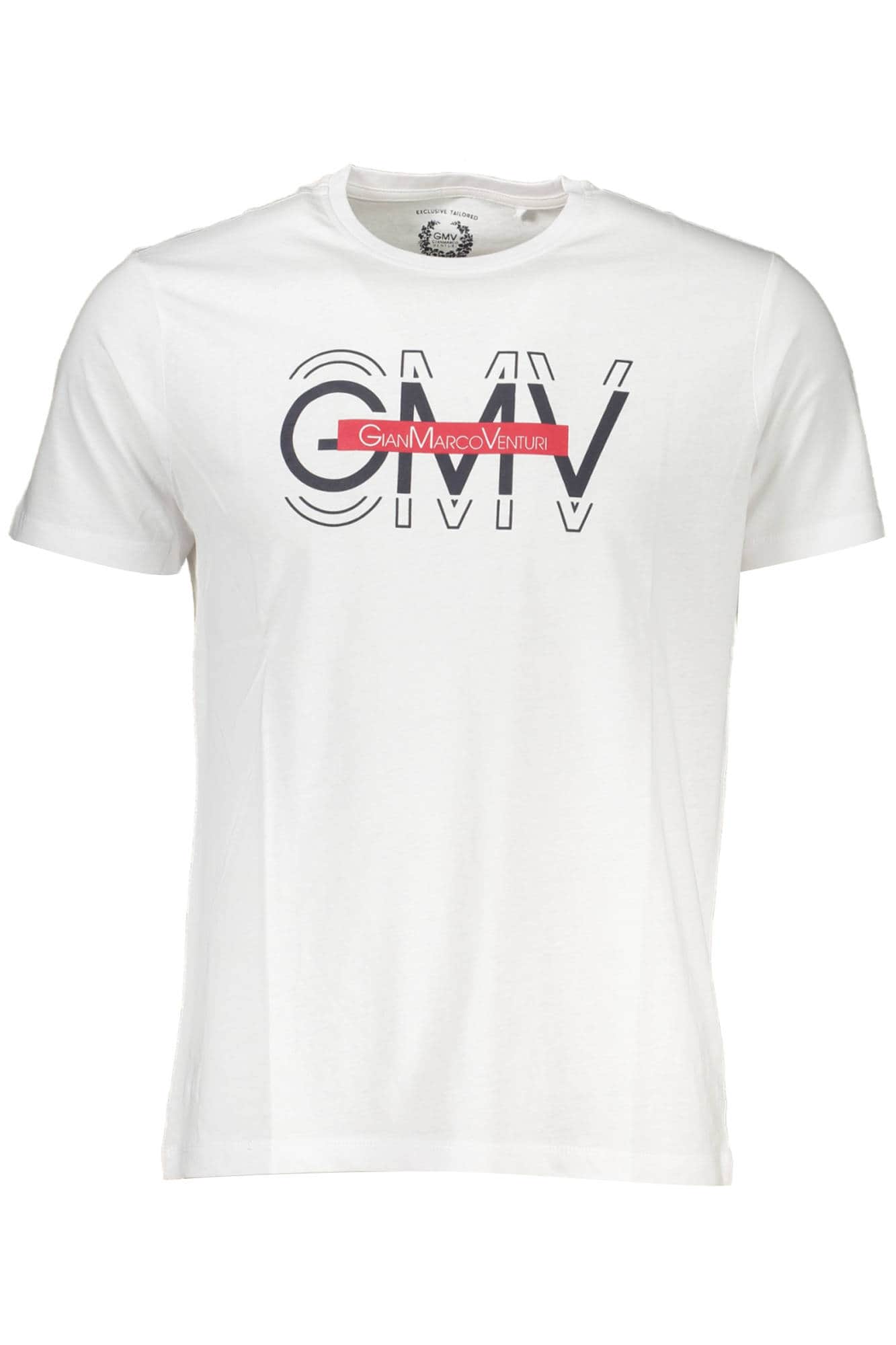 GIAN MARCO VENTURI HERREN KURZARM T-SHIRT WEISS