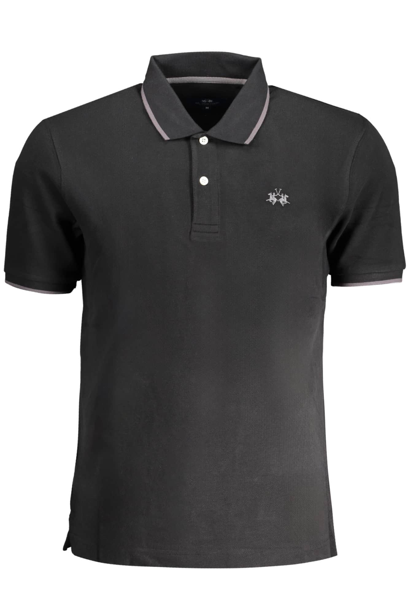 LA MARTINA HERREN KURZARM POLO SCHWARZ