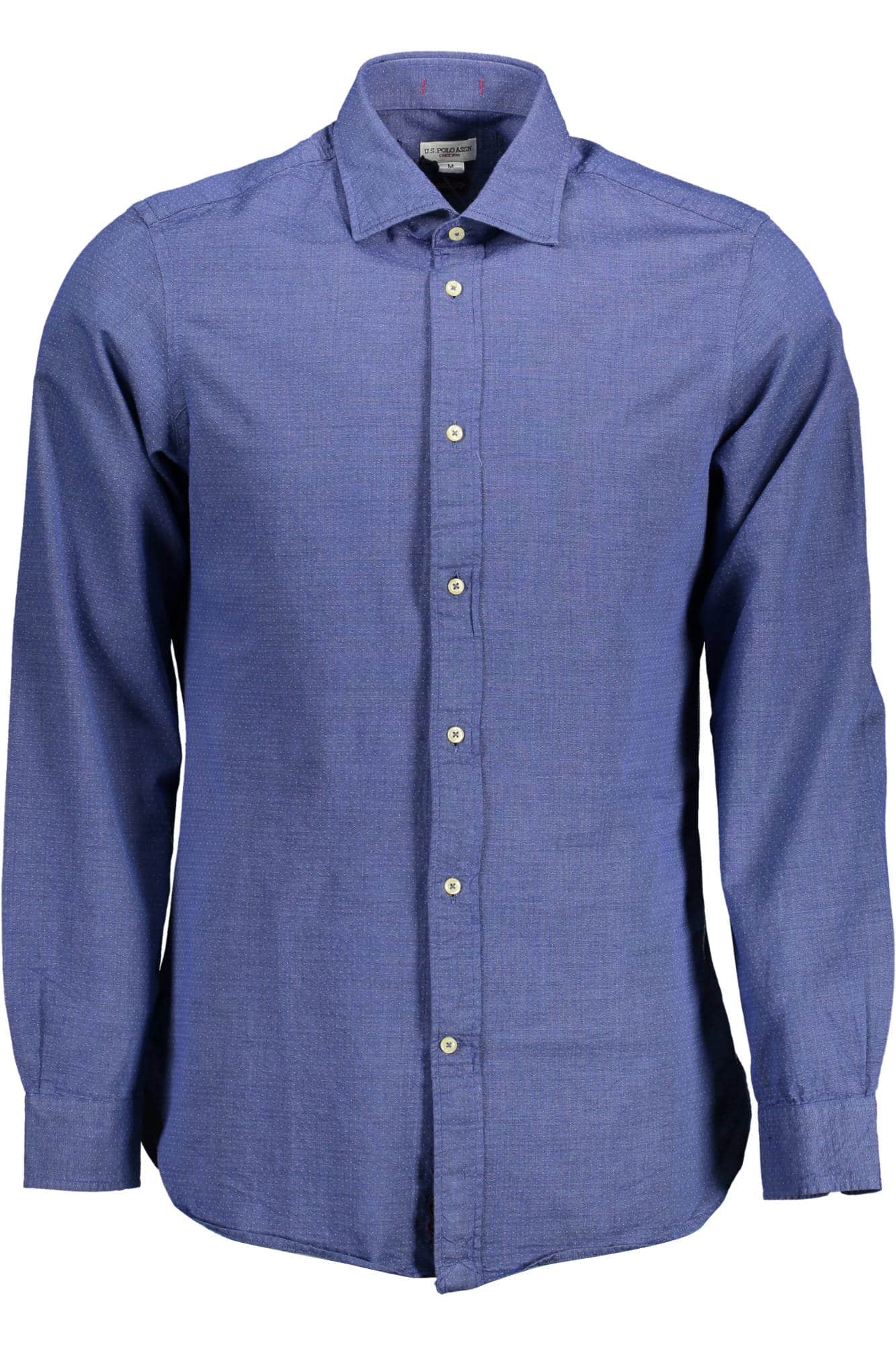 US POLO ASSN. HERREN BLAU LANGARM SHIRT