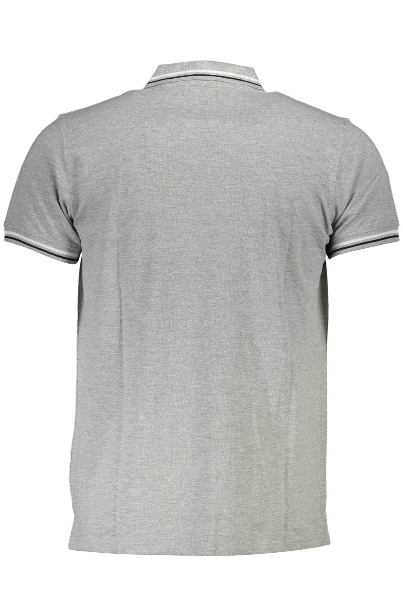 CAVALLI CLASS POLO KURZARM HERREN GRAU