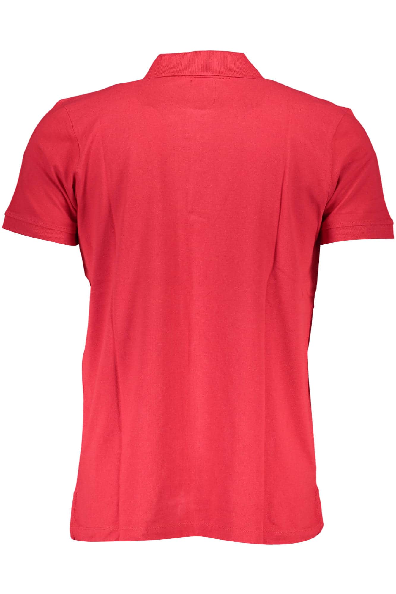GIAN MARCO VENTURI HERREN KURZARM POLOSHIRT ROT