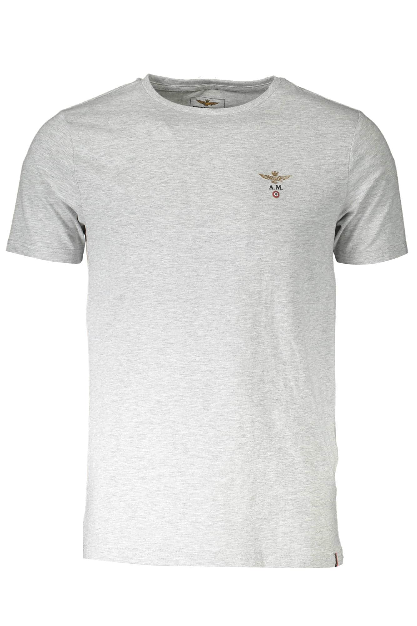 AERONAUTICA MILITARE HERREN OUTDOOR T-SHIRT GRAU