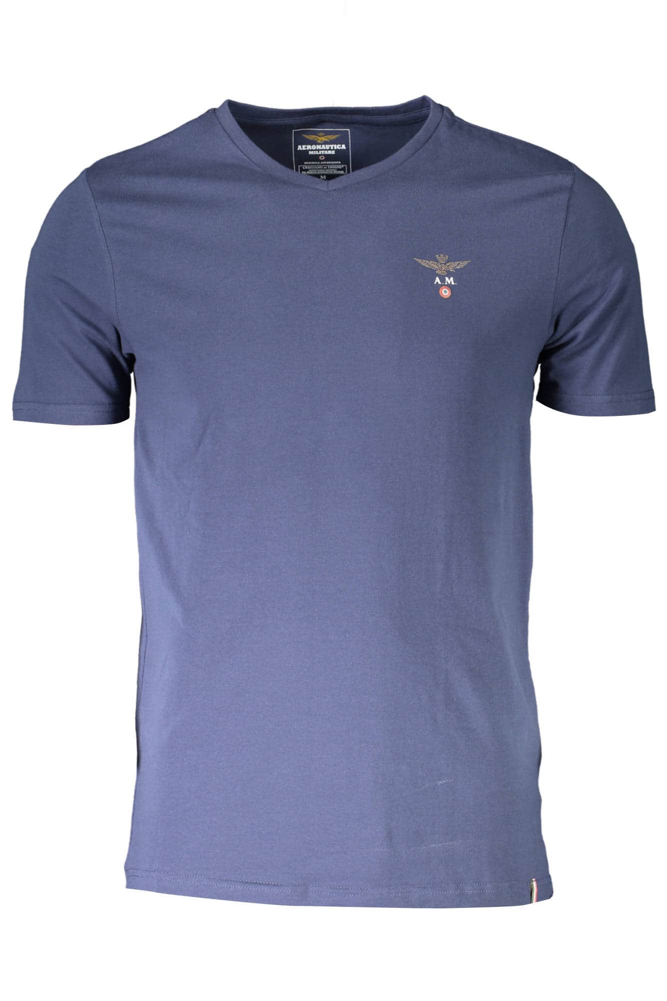 AERONAUTICA MILITARE HERREN BLAU OUTDOOR T-SHIRT