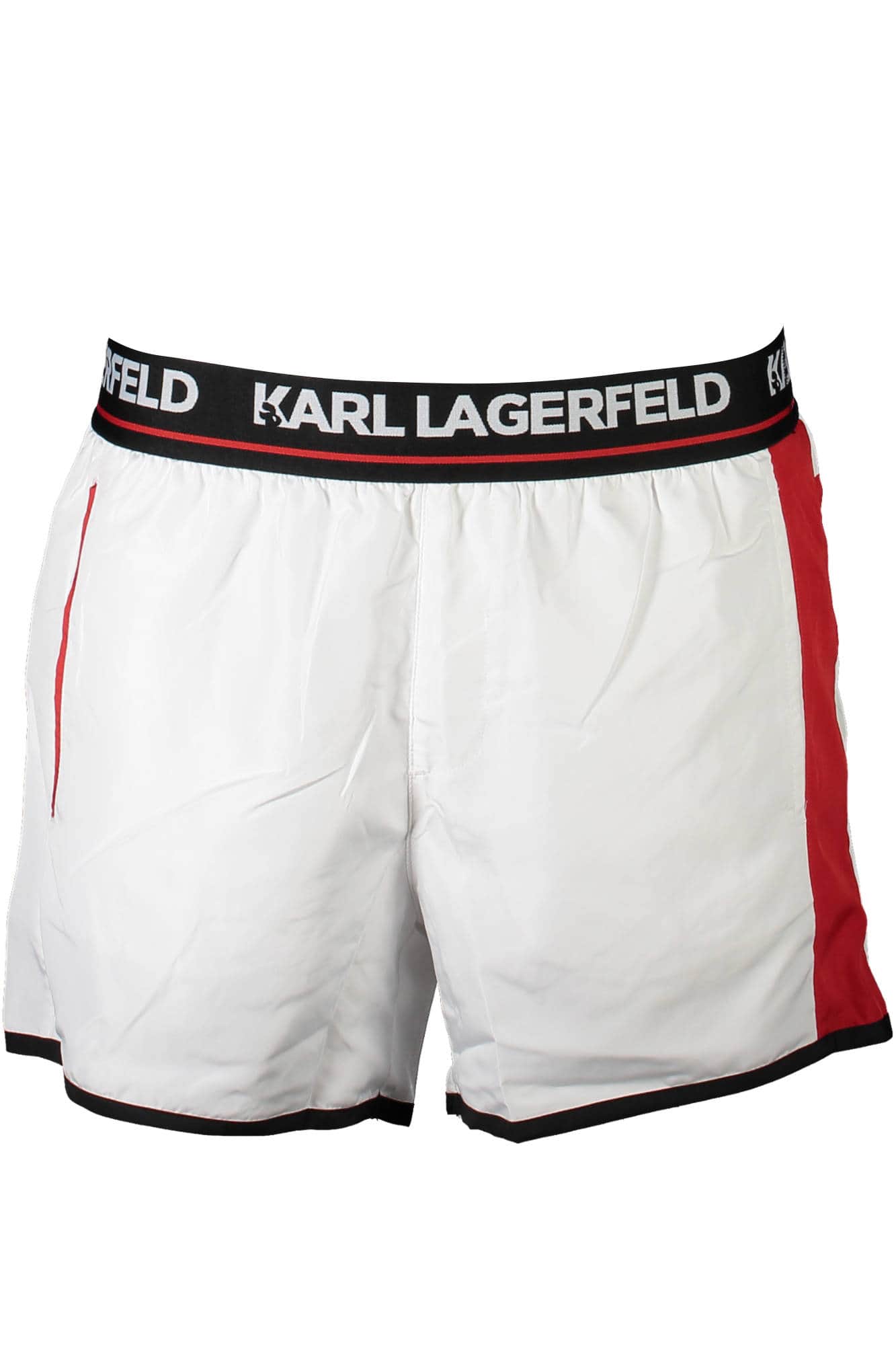 KARL LAGERFELD BADEMODE BADEHOSE HERREN WEISS