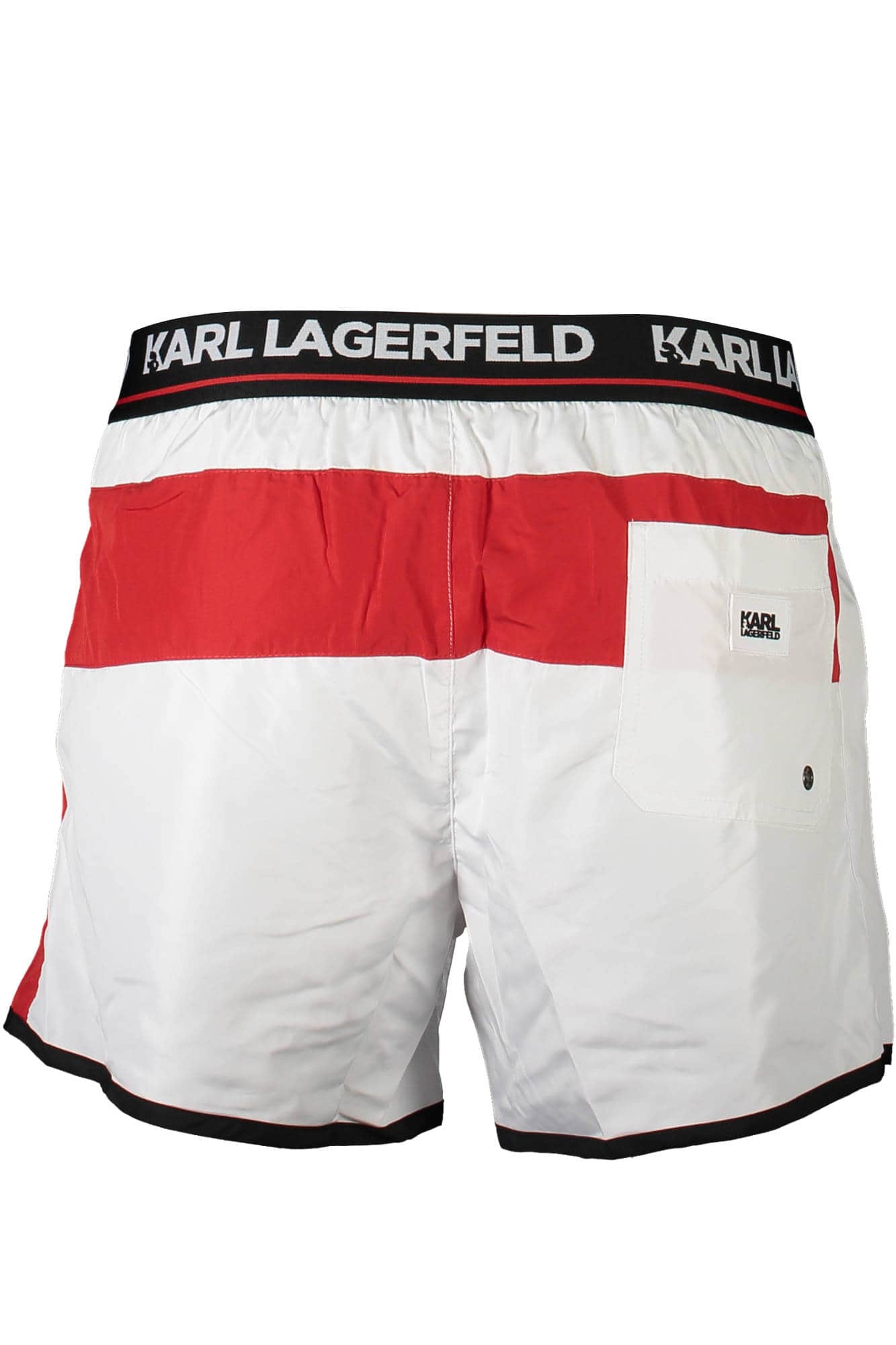KARL LAGERFELD BADEMODE BADEHOSE HERREN WEISS