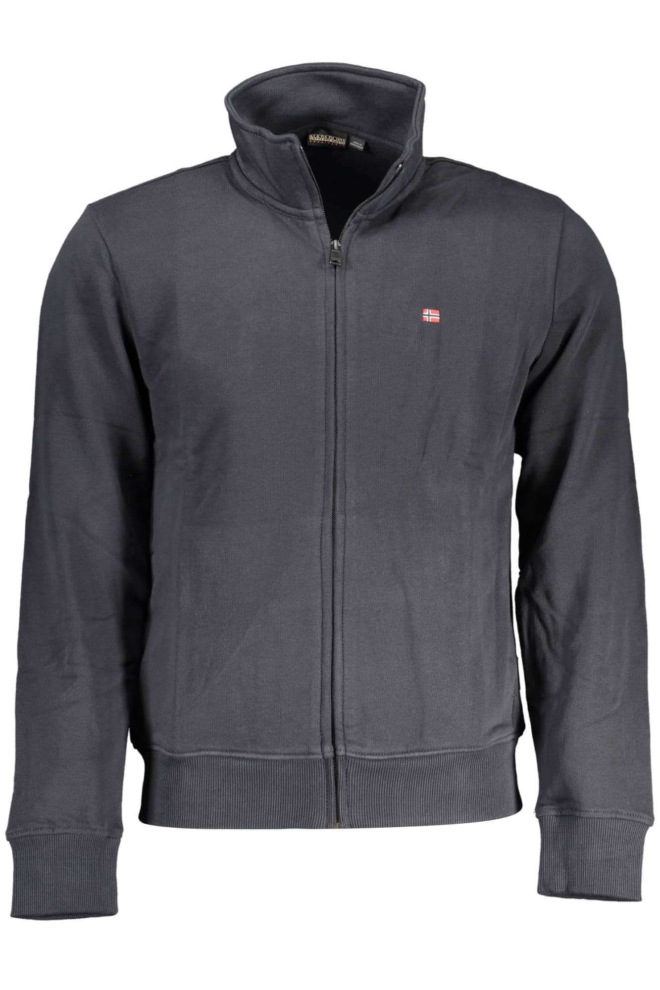 NAPAPIJRI HERREN MIT REISSVERSCHLUSS SWEATSHIRT SCHWARZ