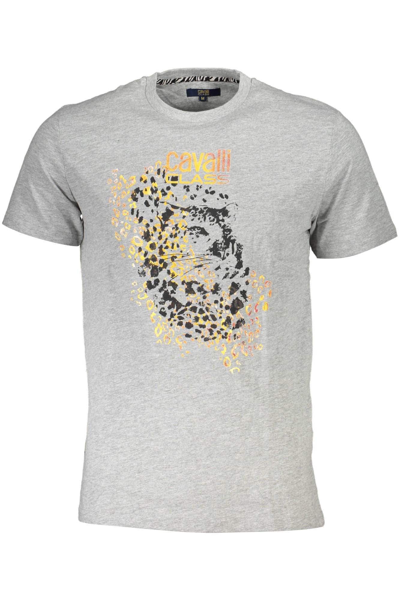 CAVALLI CLASS KURZARM T-SHIRT HERREN GRAU