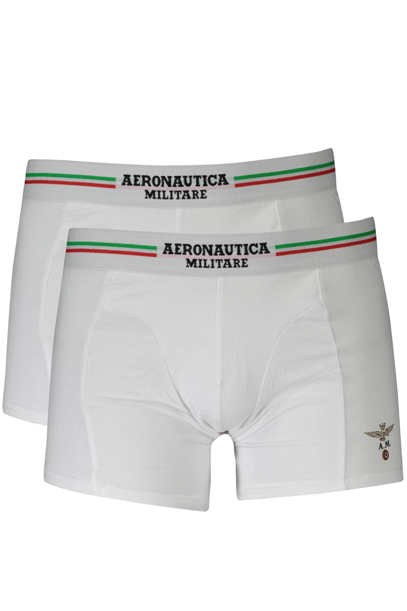 AERONAUTICA MILITARE HERREN BOXERSHORTS WEISS